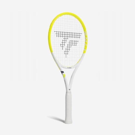 Raquette de tennis adulte 285g, Fire blanche jaune