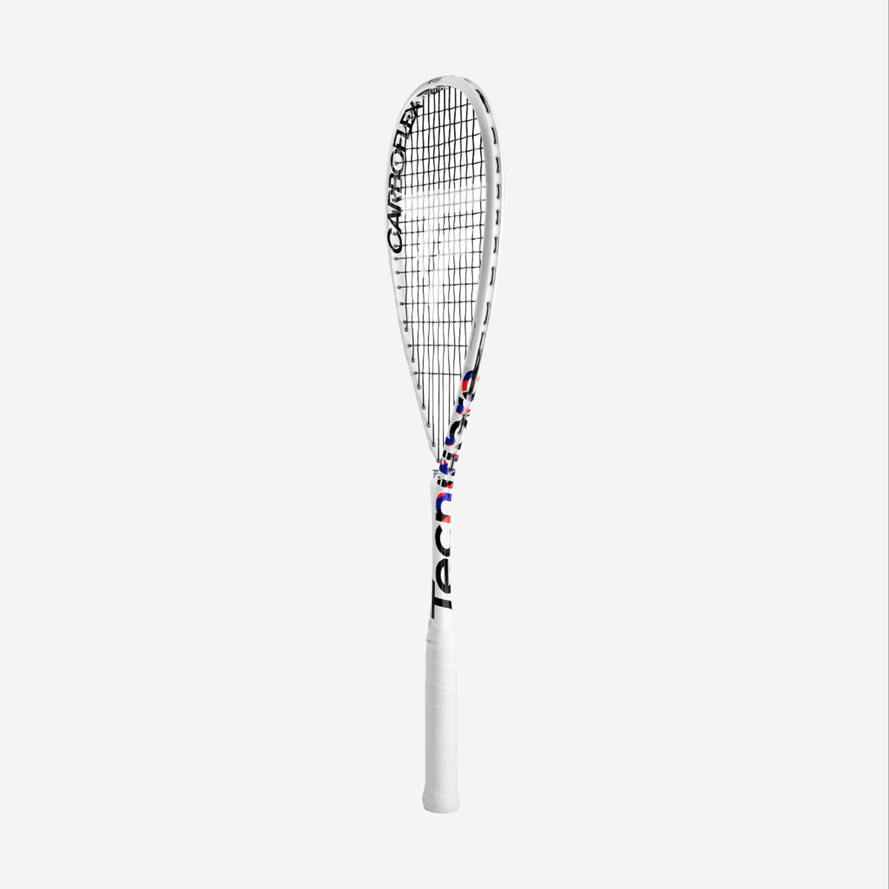 Racchetta squash adulto Tecnifibre CARBOFLEX130 X-TOP V2 bianca 2/3