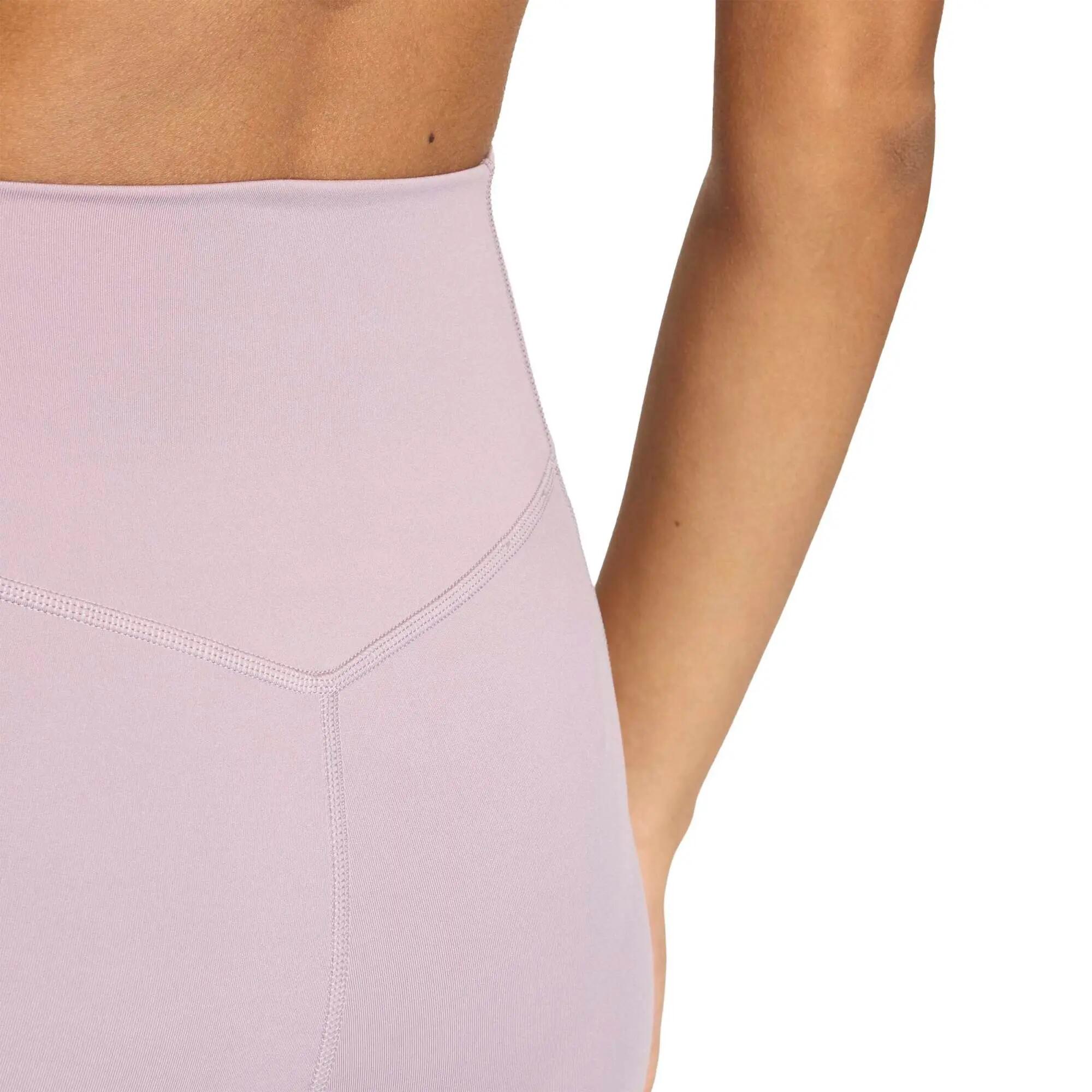 Licra corta de gimnasia para Mujer Adidas Optime Essentials - Lila 4/5