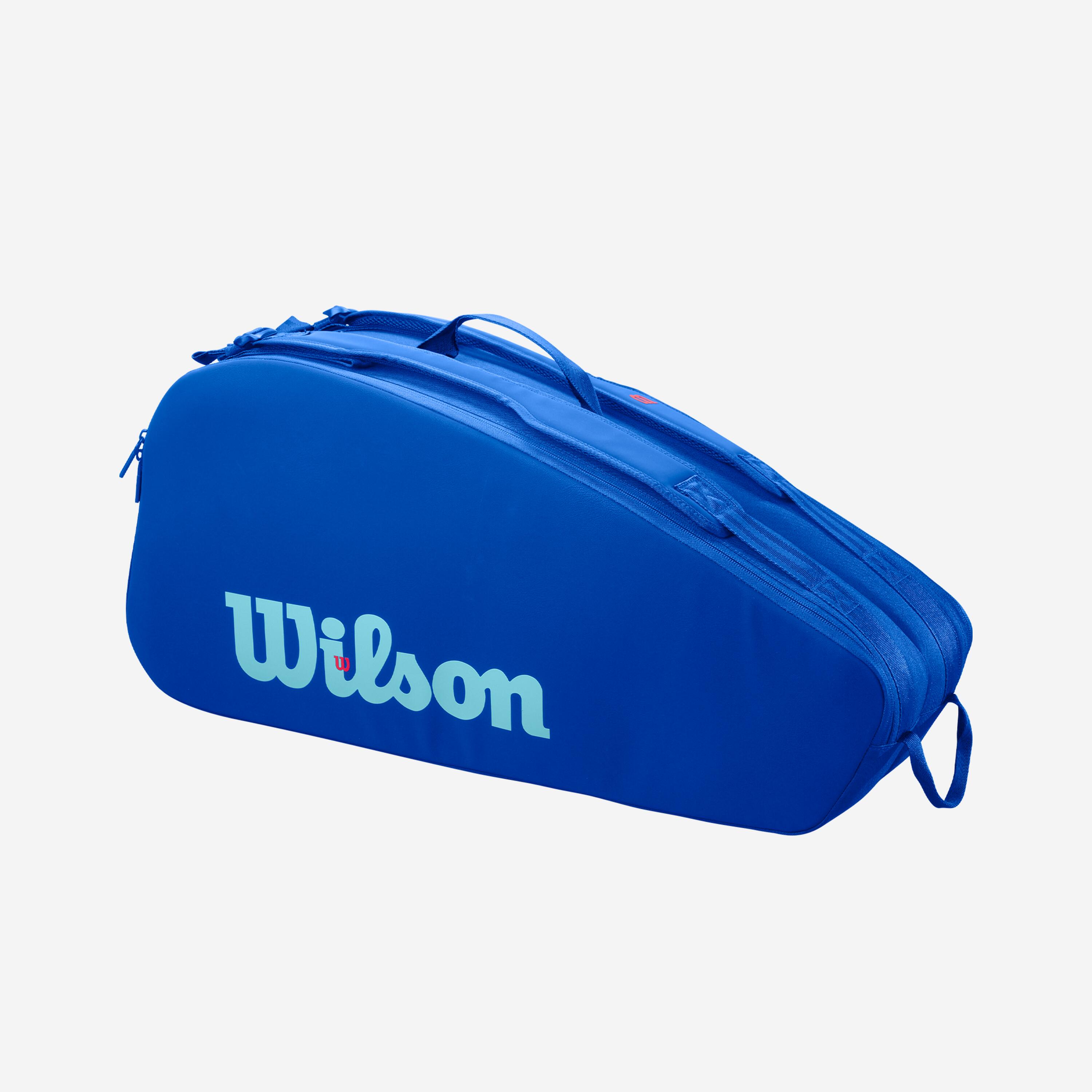 Sac de tennis thermobag 6 raquettes, Wilson ultra tour v5 6R bleu