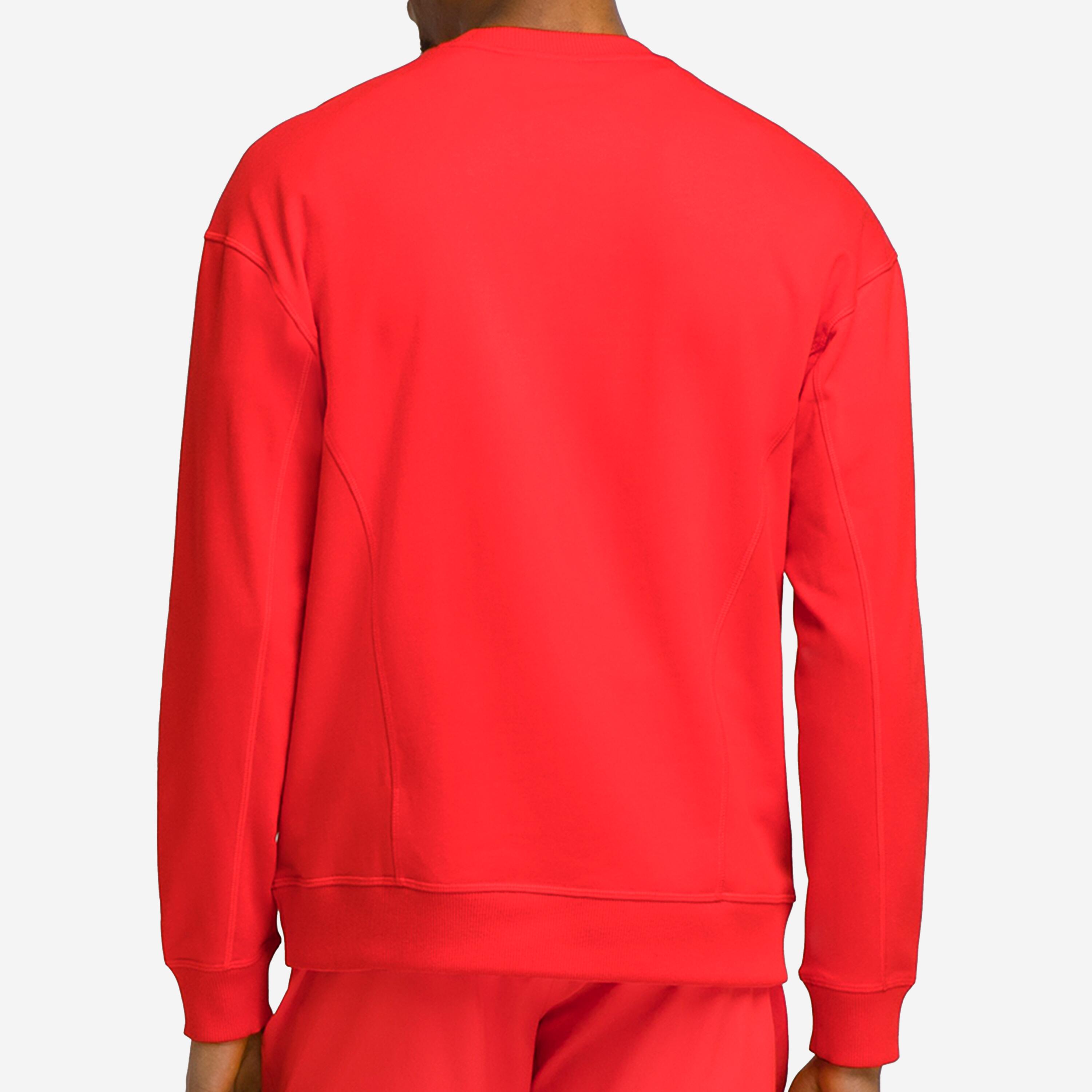 Sweat sports de raquettes homme, Wilson classic rouge 3/3