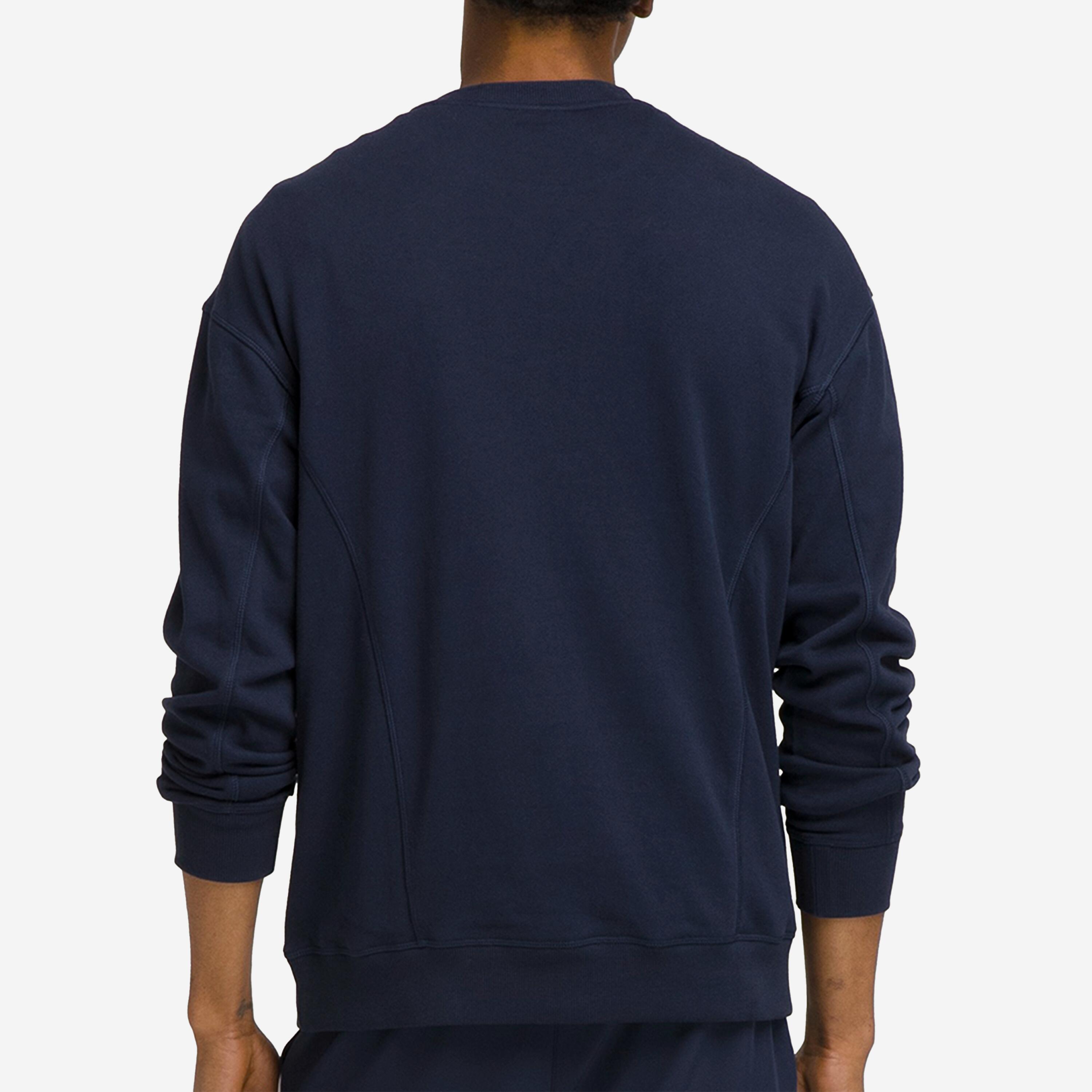 Felpa sport con racchetta uomo Wilson CLASSIC blu 3/3