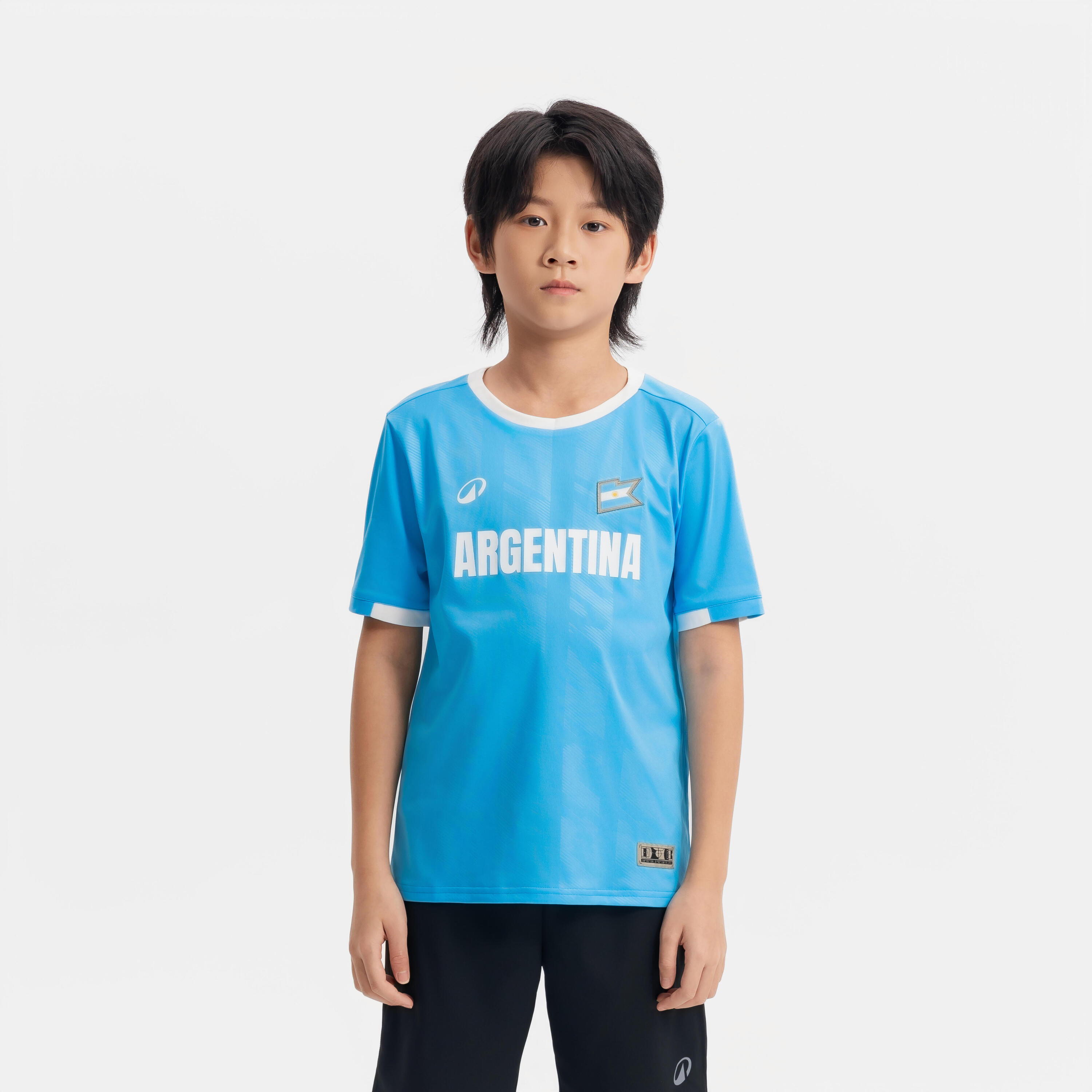 Playera de futbol de aficionado de Argentina para niño 8/13