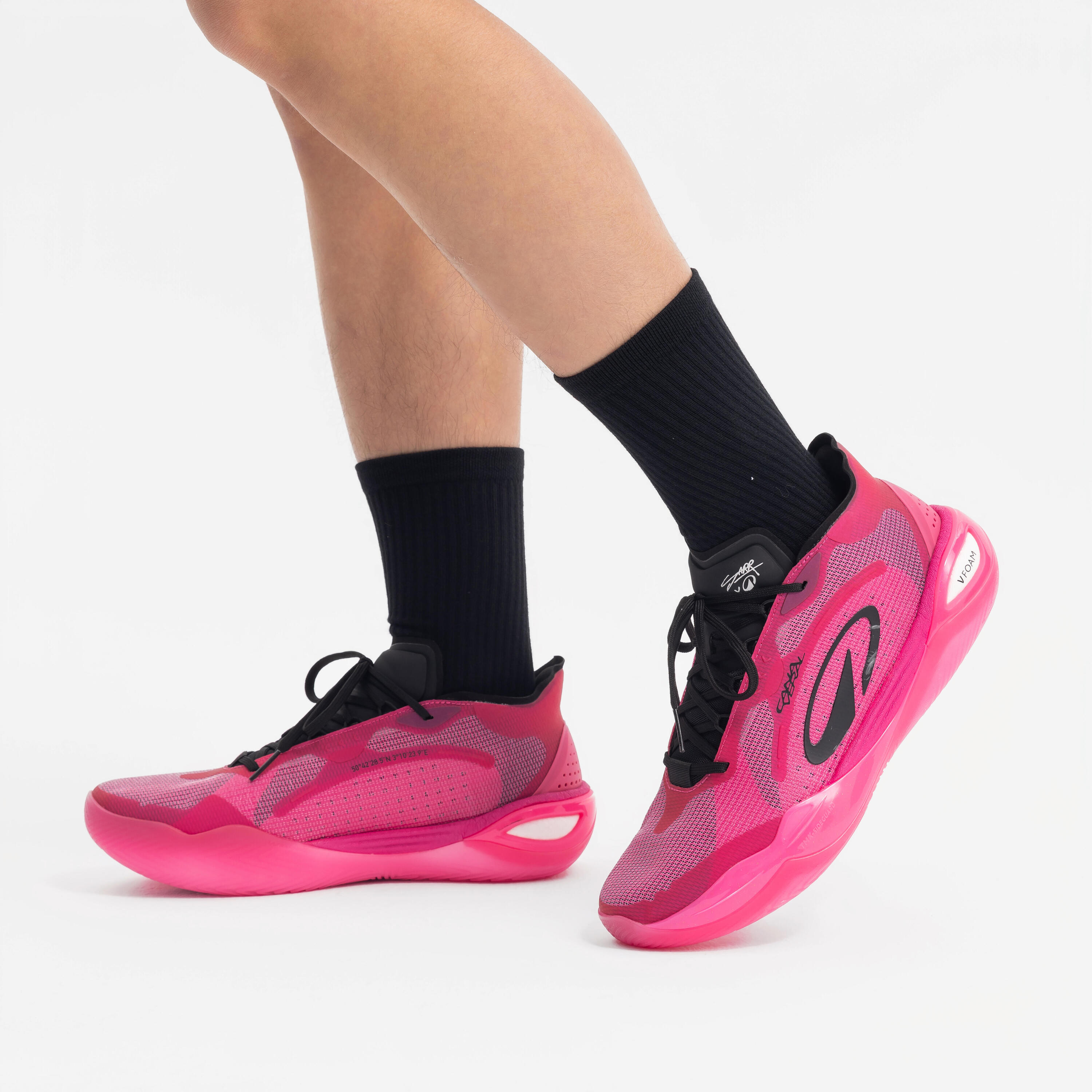 Scarpe basket adulto CANAVERAL 900 edizione Sarr rosa 11/23