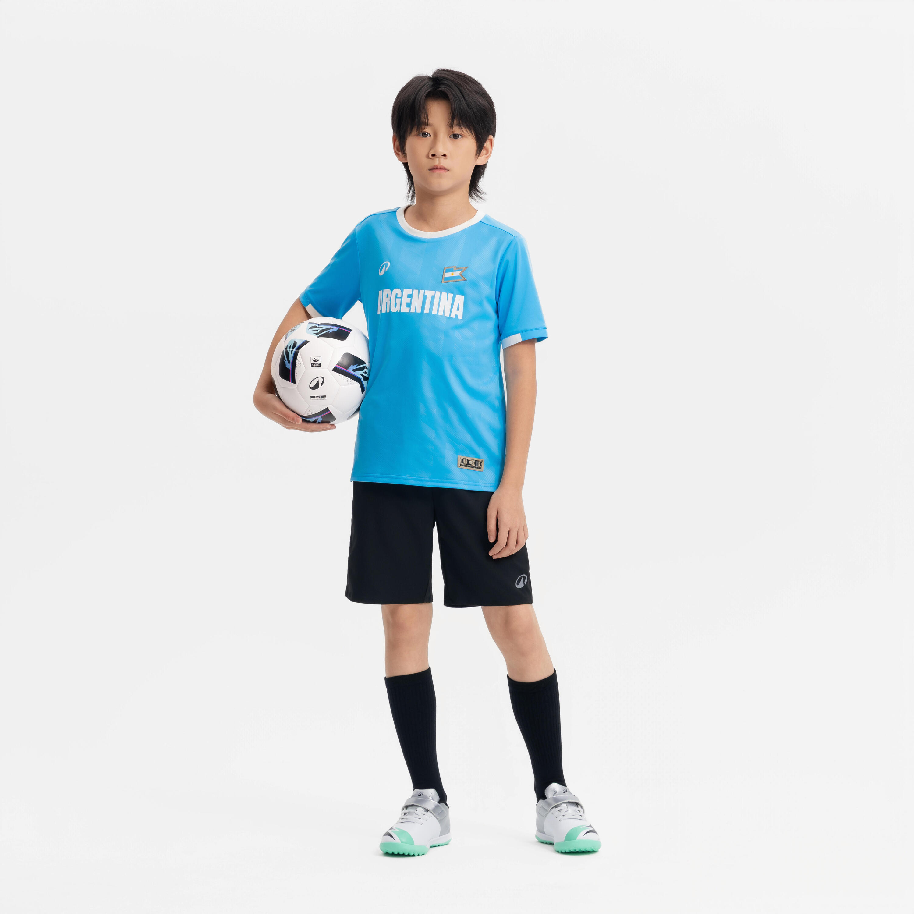 Playera de futbol de aficionado de Argentina para niño 13/13