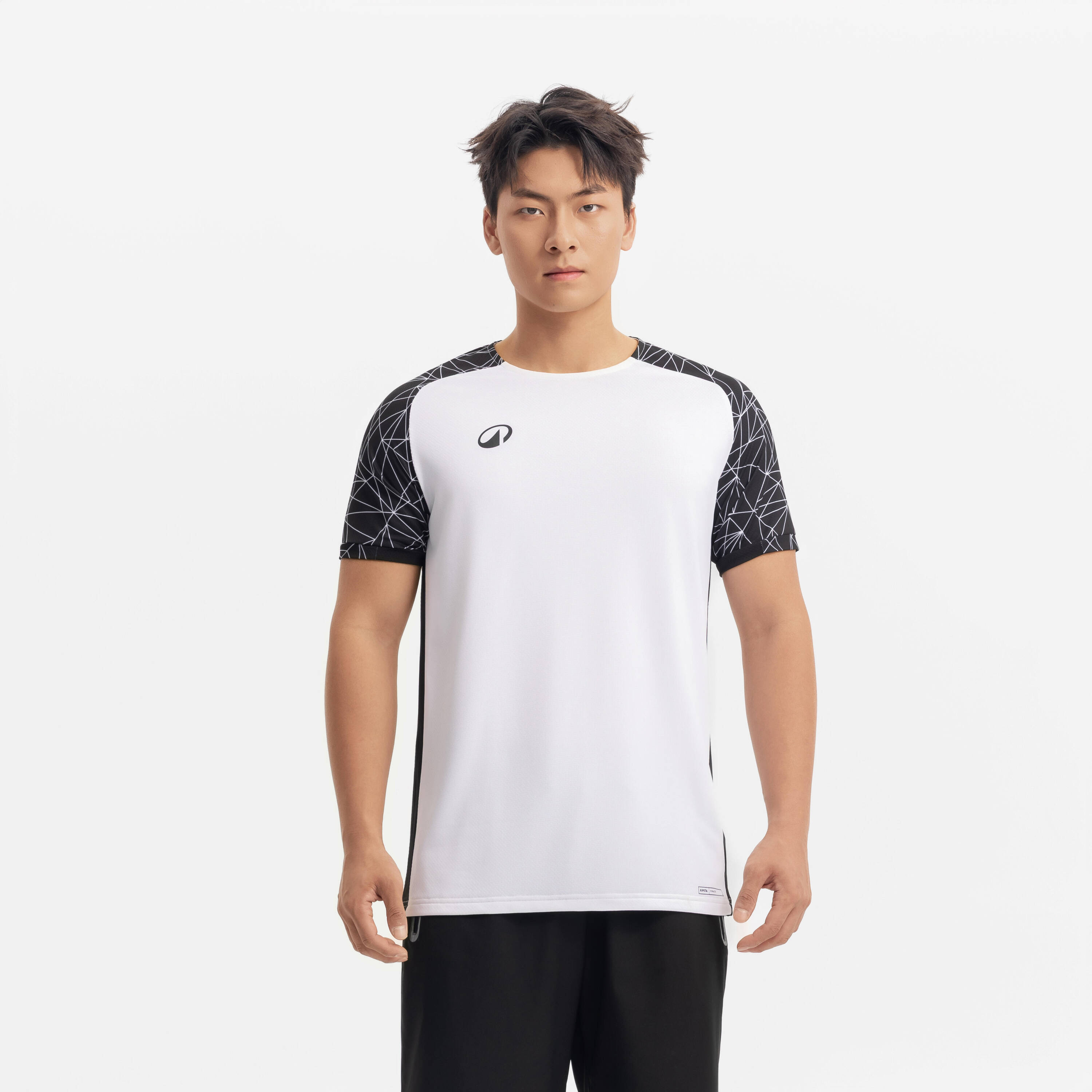 Adult Short-Sleeved Football Shirt Viralto Classic - White/Black 2026 -  1