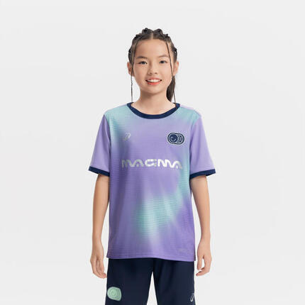 Maillot de football manche courtes enfant VIRALTO KIDS Boreal Marine et vert