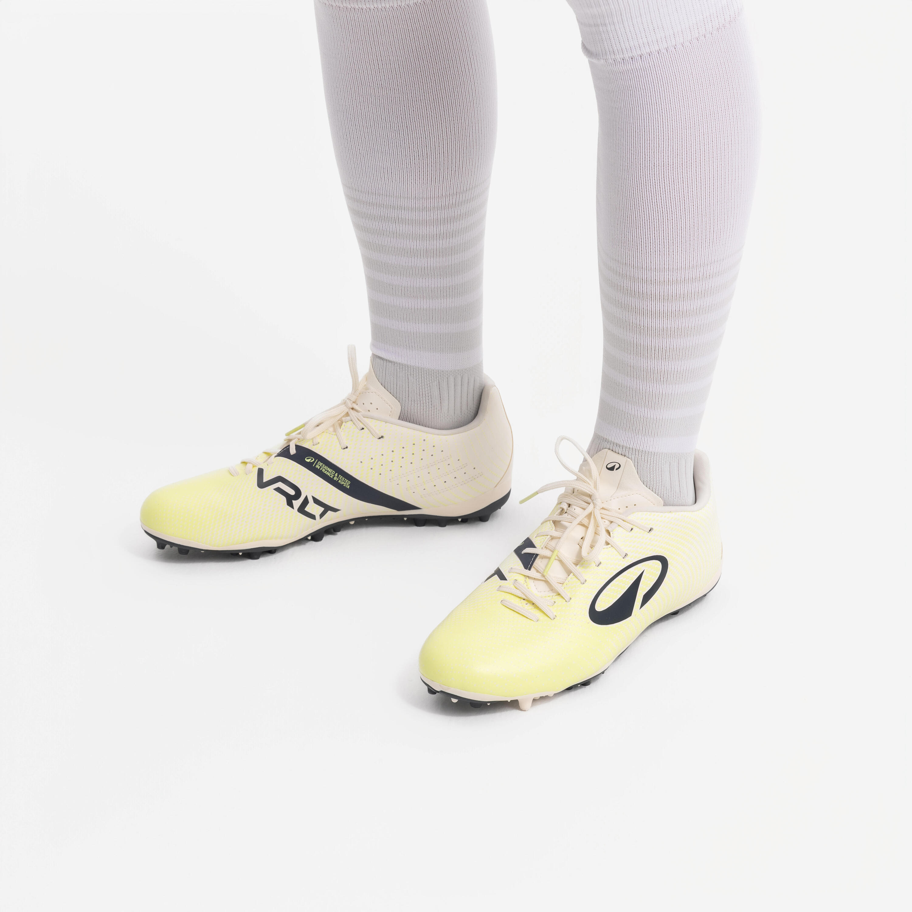 Guayos de fútbol hombre/mujer VIRALTO I MG/AG Blanco 14/14