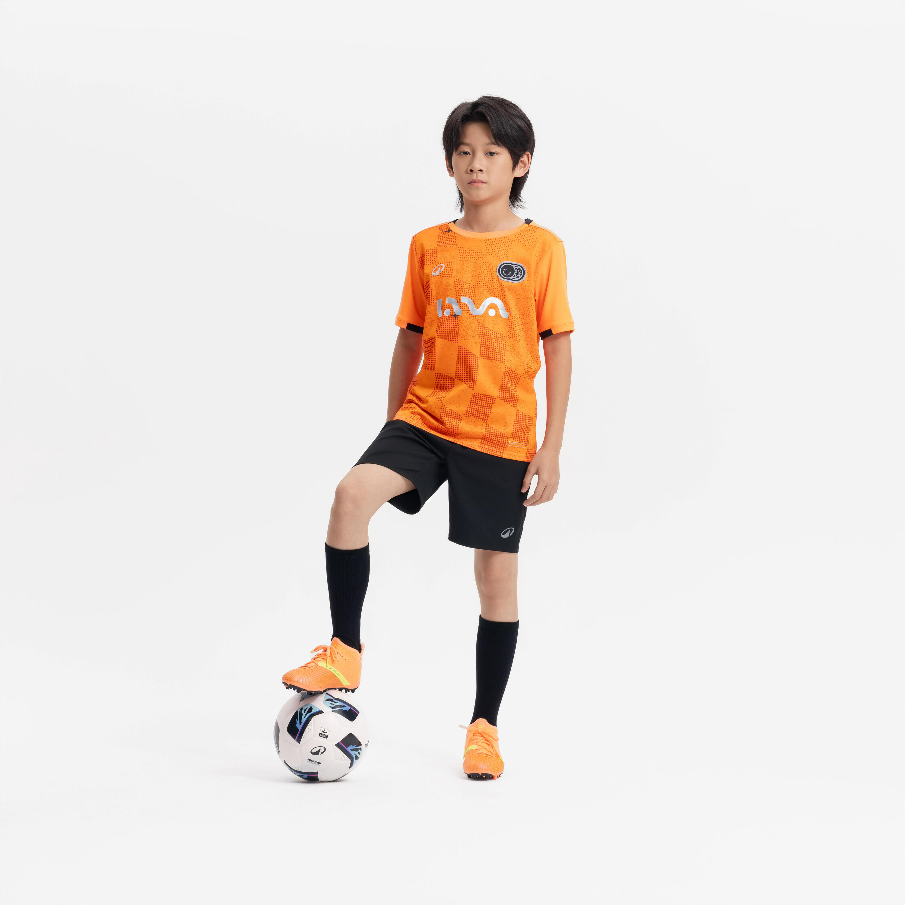 Short de soccer viralto club enfant noir 10/99