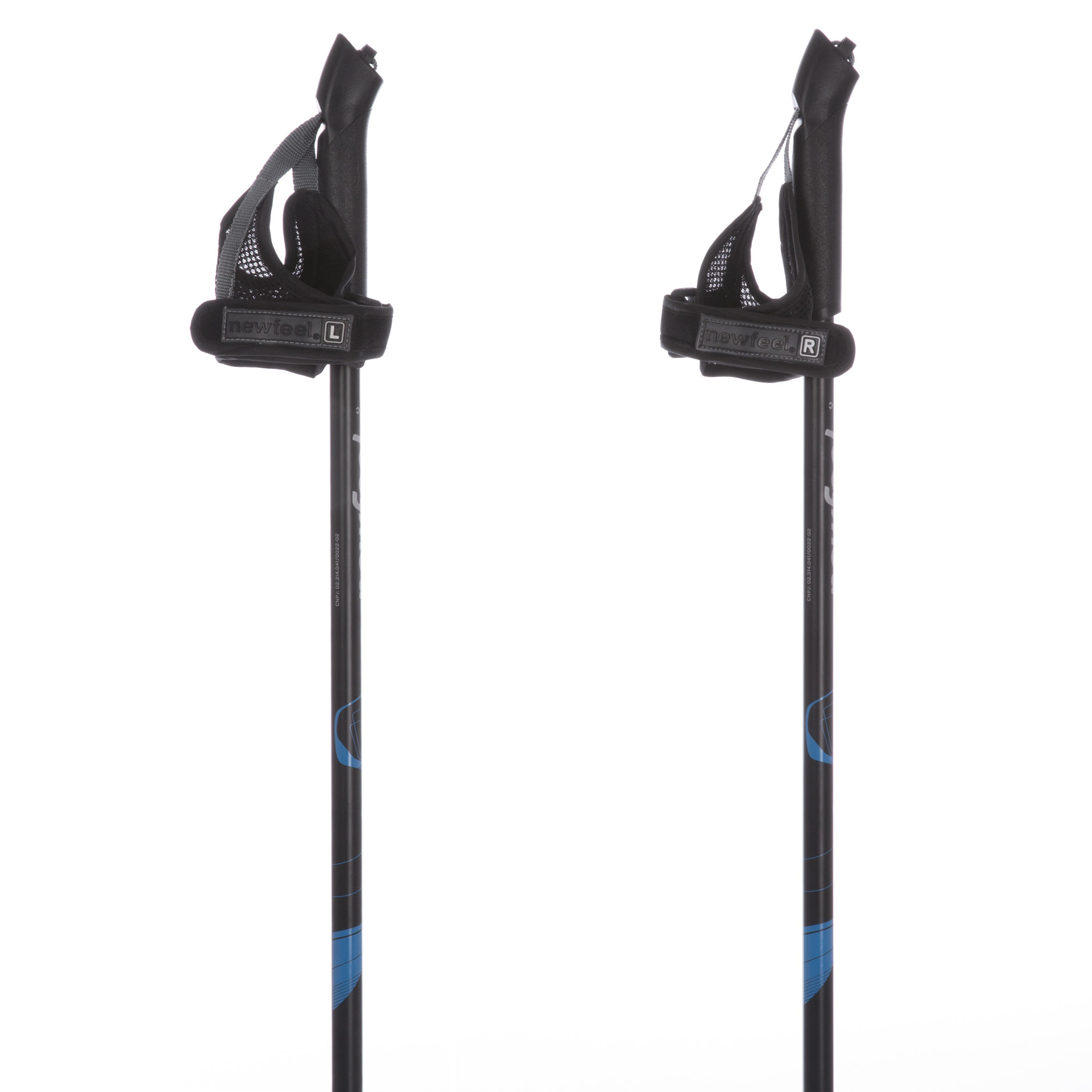 Nordic walking poles PW P100 black / blue 3/7