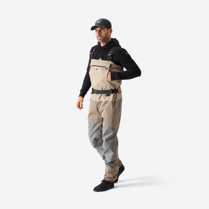 Ademend waadpak 900 BR-S met neopreen schoenen