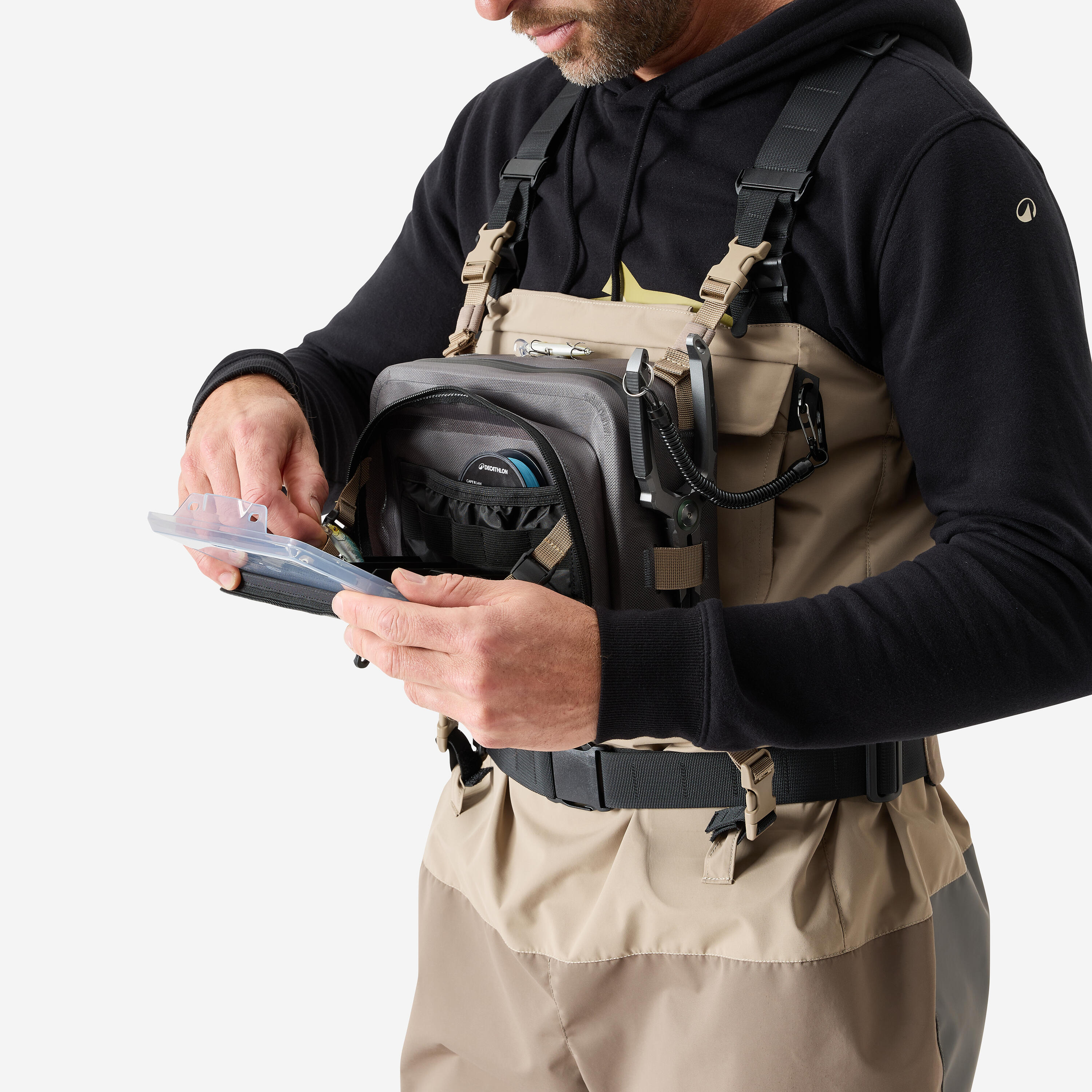 Waders pesca adulto 900 traspiranti scarpetta in neoprene 10/18