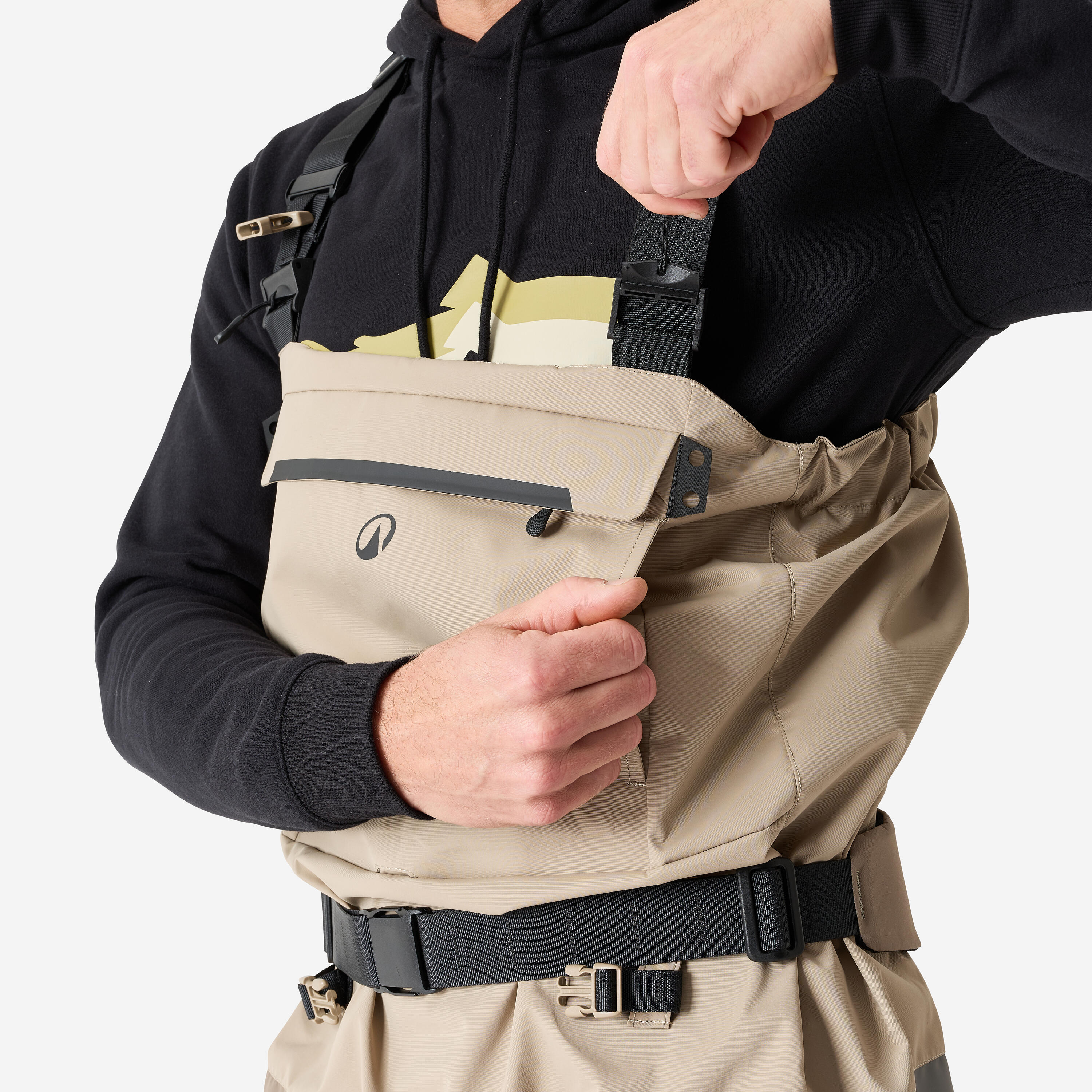 Waders pesca adulto 900 traspiranti scarpetta in neoprene 7/18