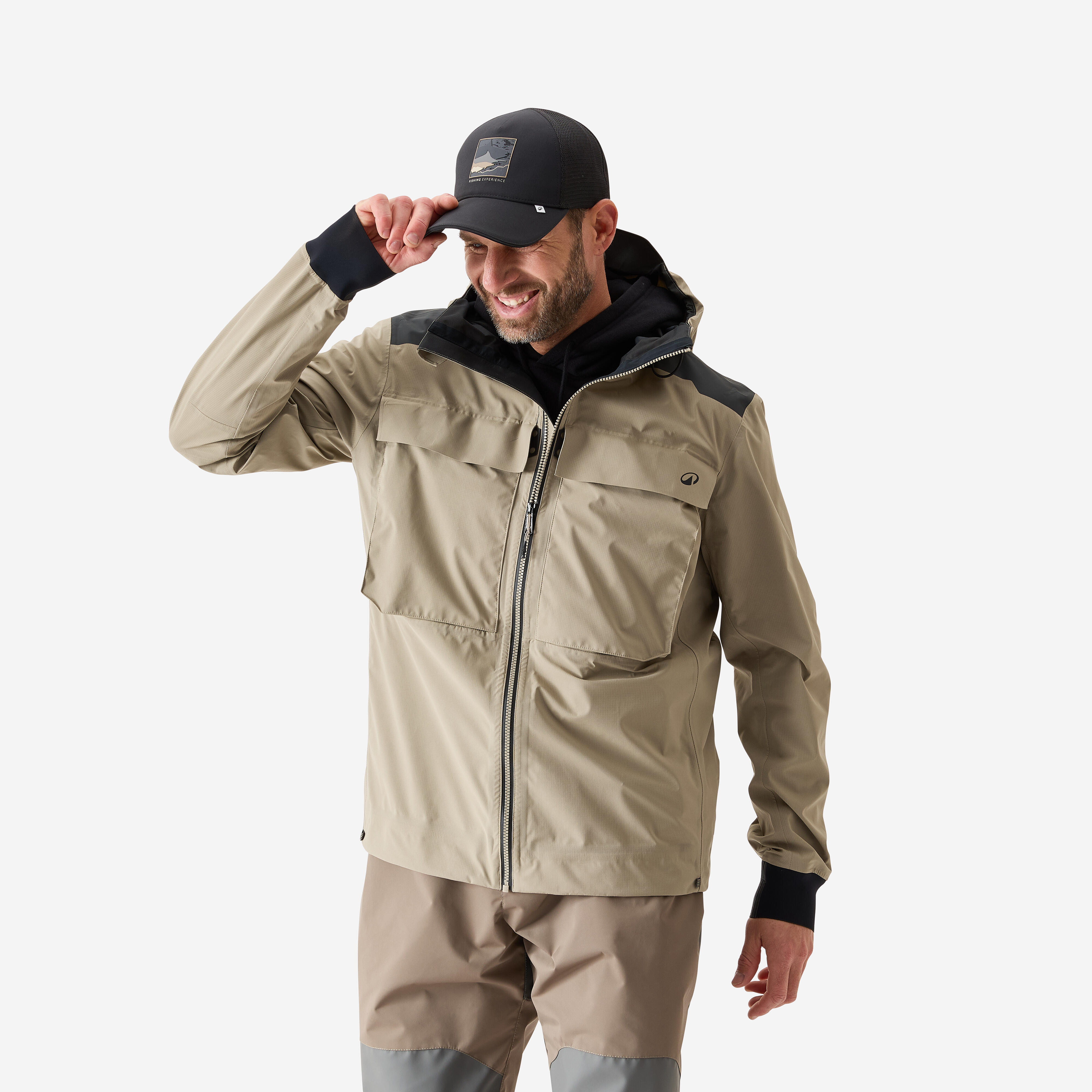 Veste de pêche 900 ultra light imperméable 25000mm