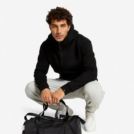 Толстовка чоловіча на блискавці чорна