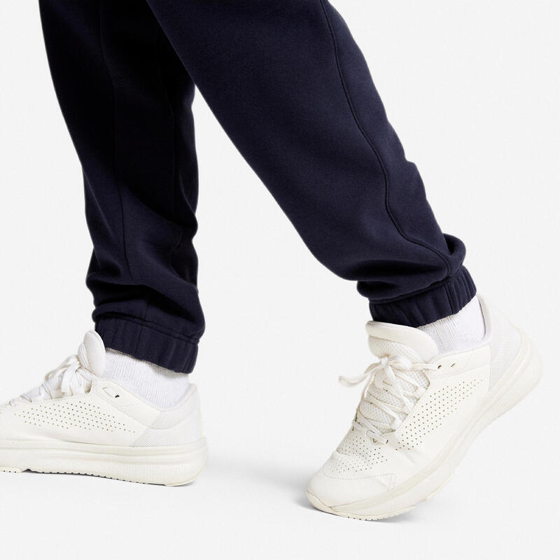 Pantalon de trening Regular 500 călduros Fitness Albastru Bărbați