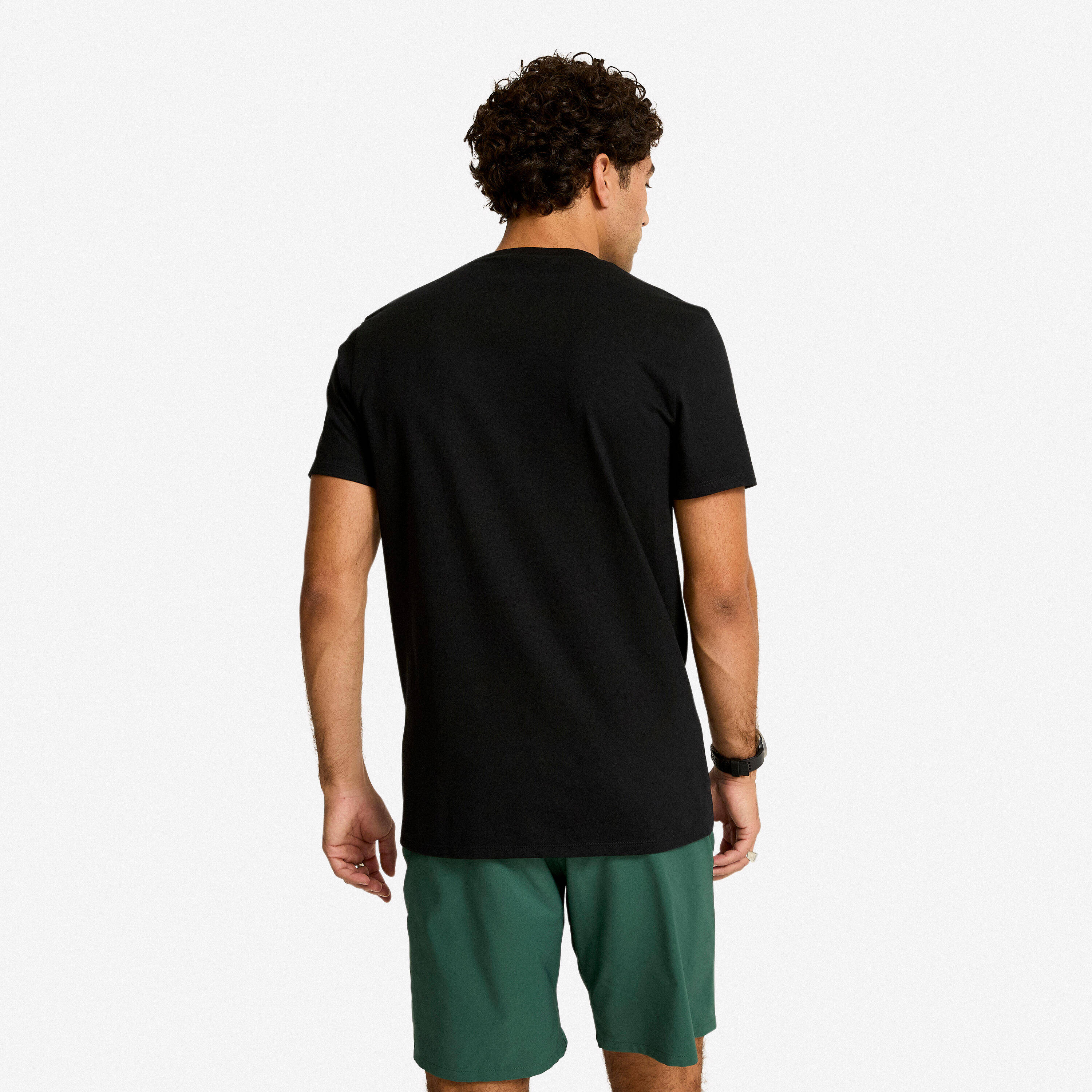 Men's Short-Sleeved T-Shirt - Black -  3