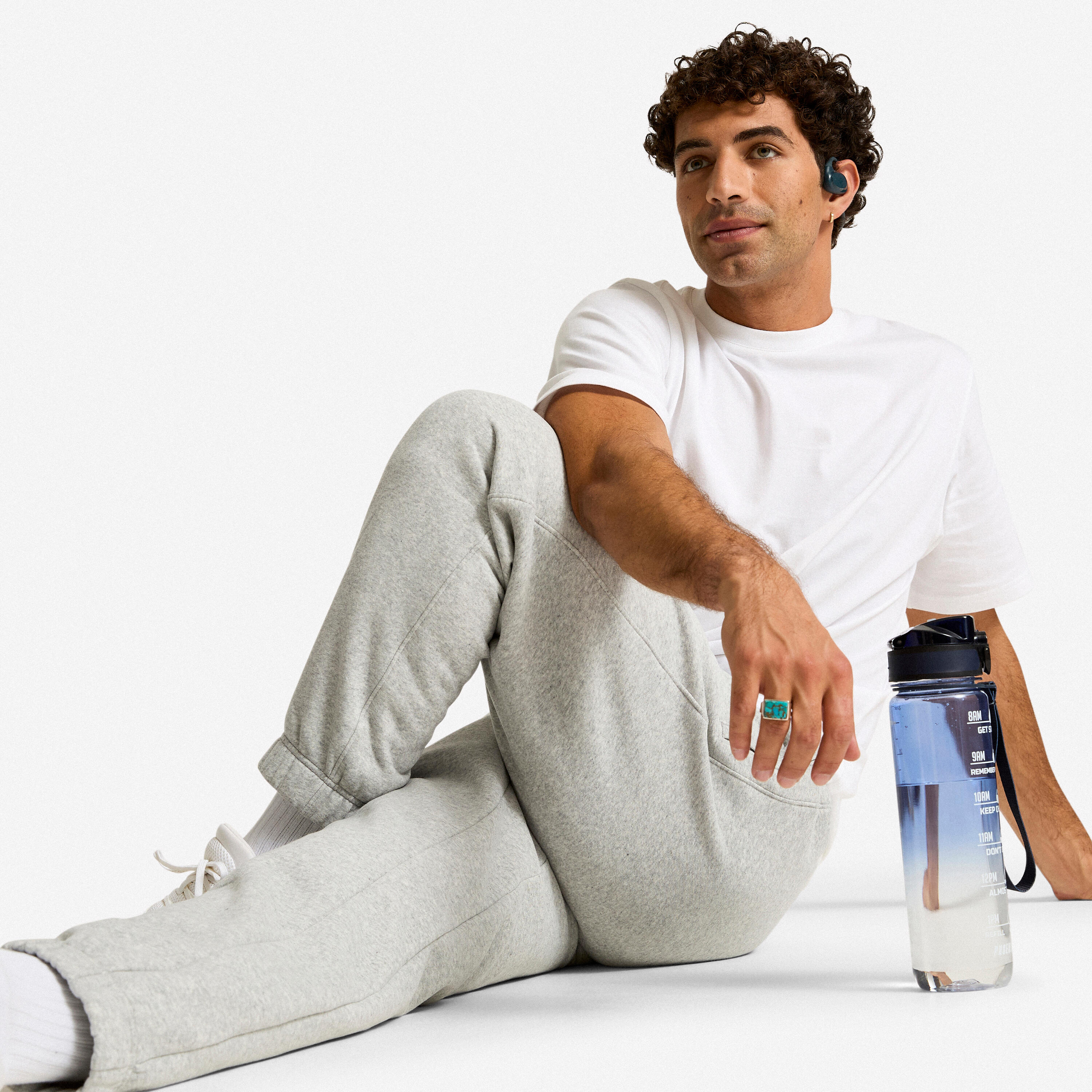 Pantalon en coton ouaté chaud homme 6/7