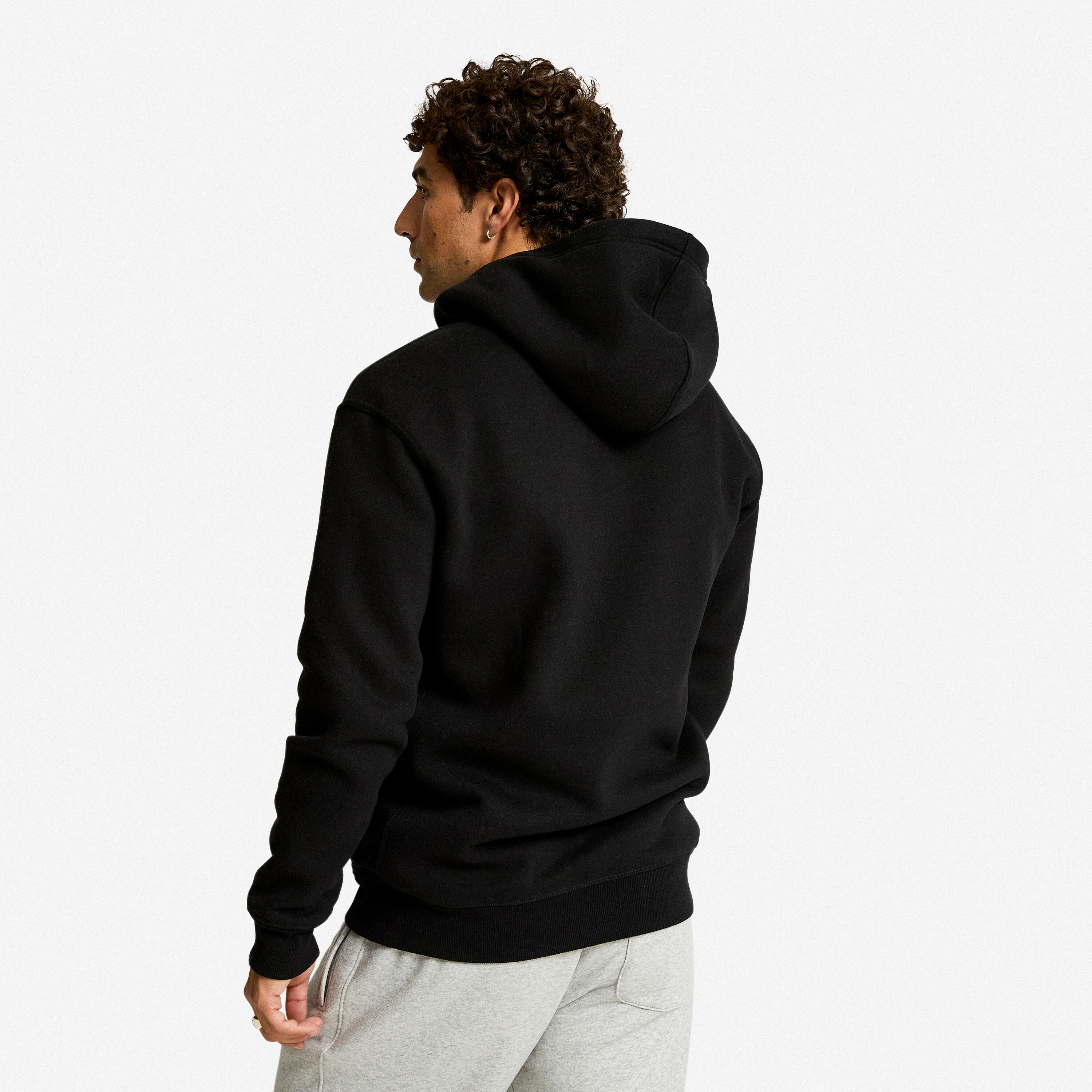 Men’s Warm Zip-Up Hoodie, 520 - DOMYOS
