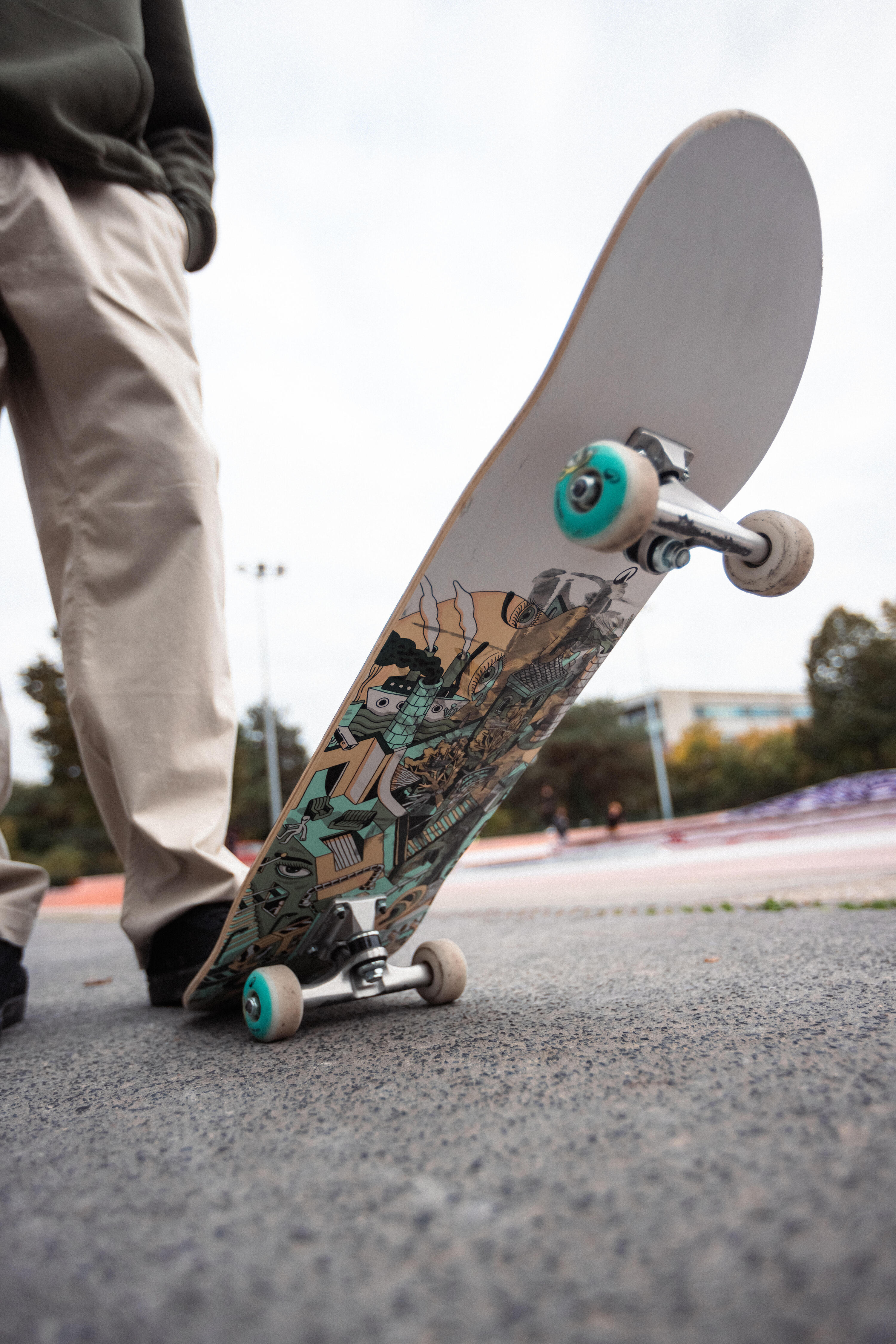 Skateboard Complete Größe 8'' - CP100 Escher  8/12