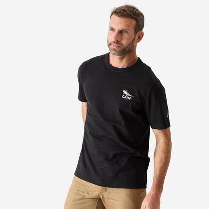 T-shirt pêche manches courtes coton Perche