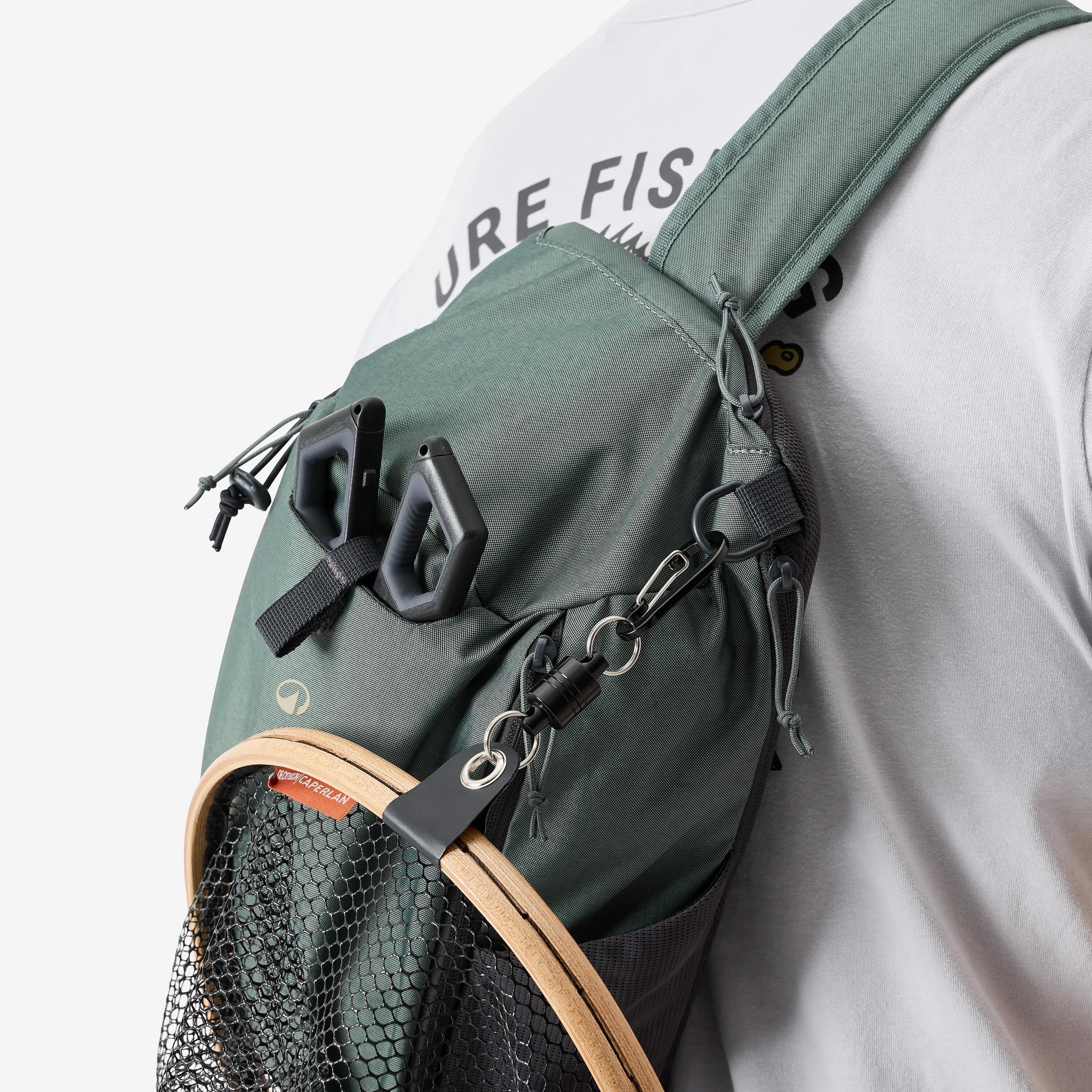 Bossa Bandolera Pesca Sling Bag 100 Caqui 9 l 3/5