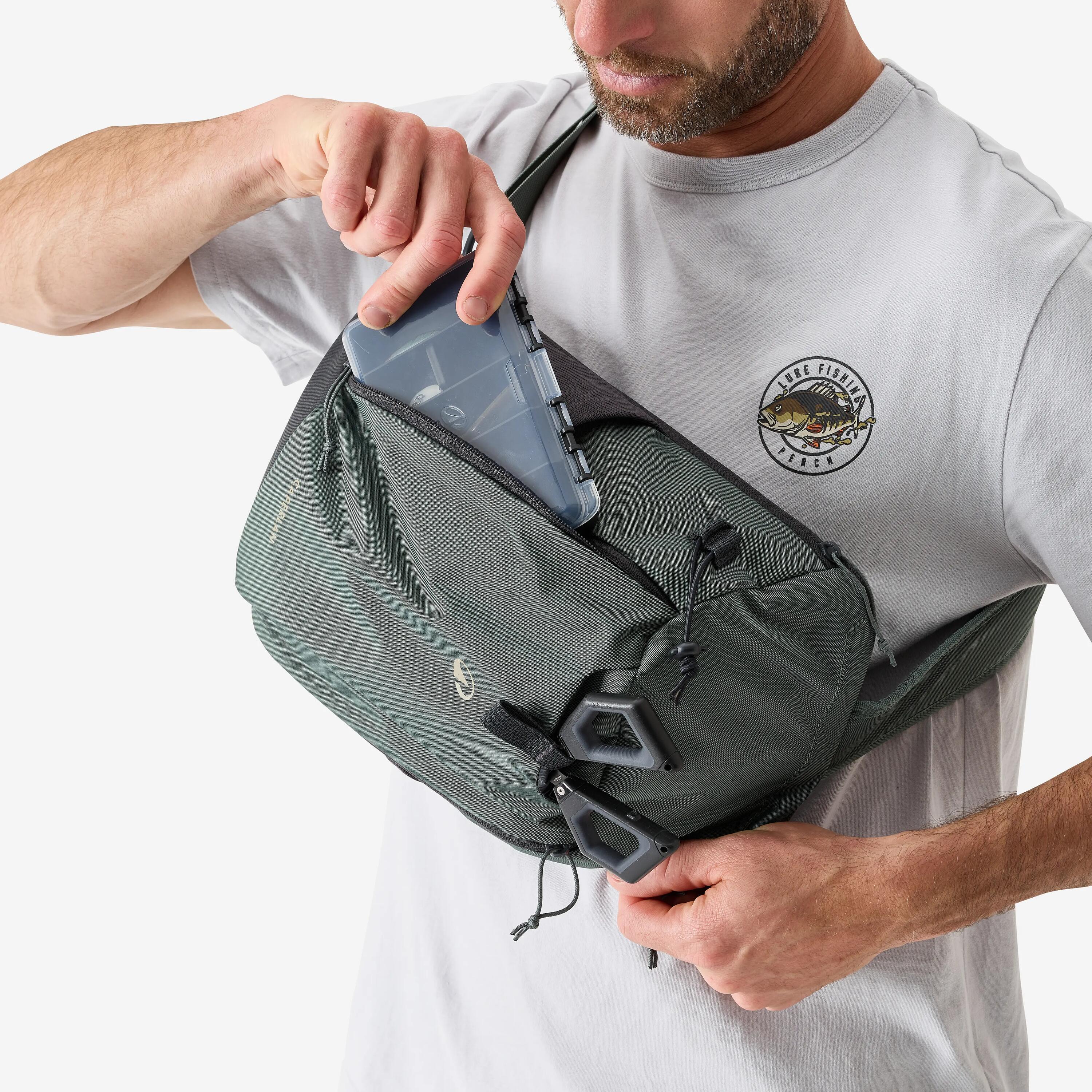 Bossa Bandolera Pesca Sling Bag 100 Caqui 9 l 4/5
