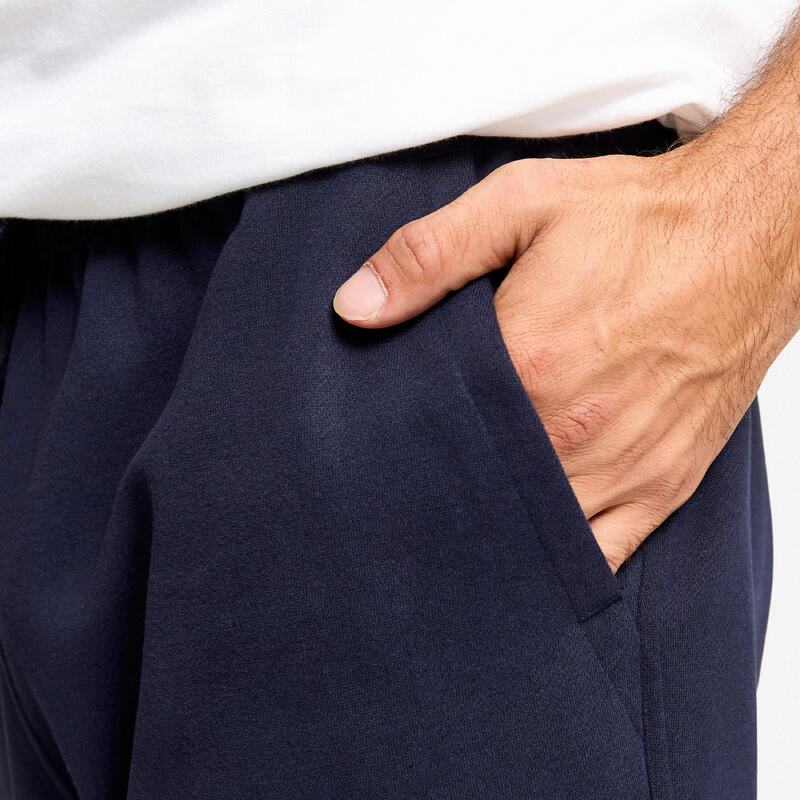 Pantalon scurt molton cu buzunare Bleumarin Bărbați
