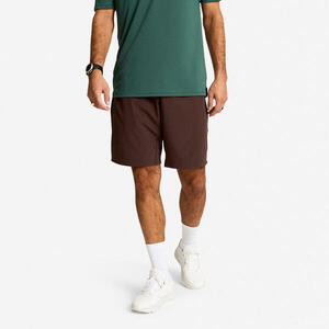 Pantalón Corto Fitness Cardio Training 500 Hombre Marrón Wengué