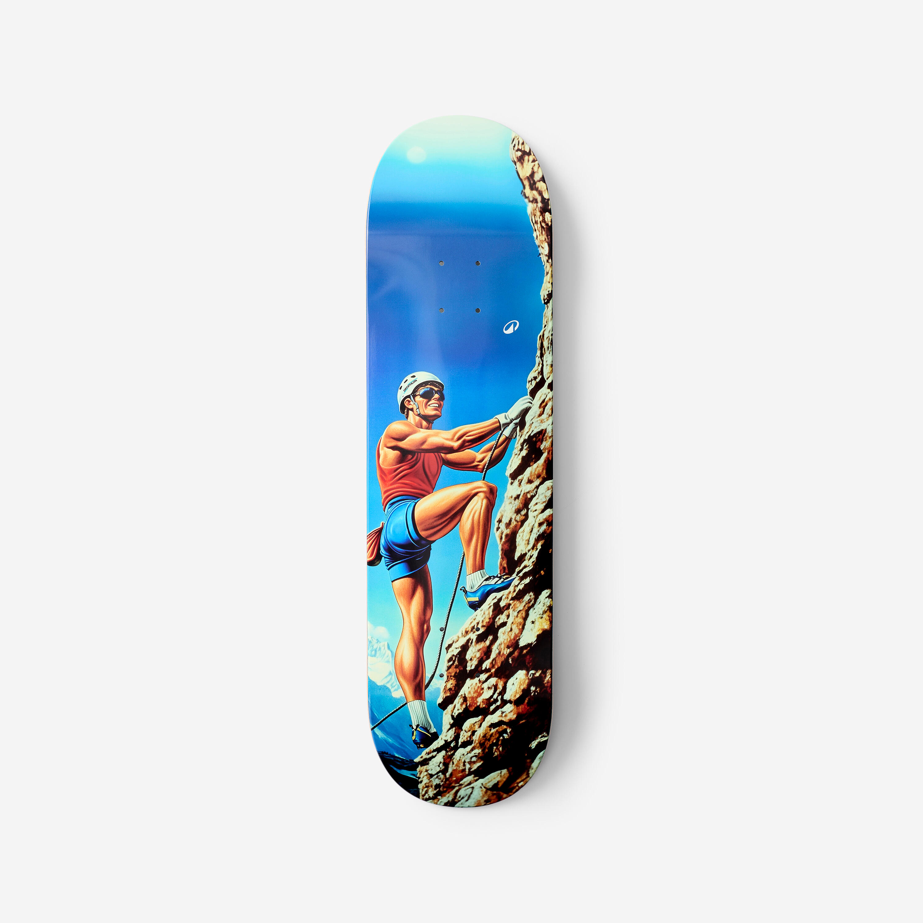 PLANCHE DE SKATE ERABLE DK500 POPSICLE TAILLE 8.5". GRAPHISME "SINCE 1976" 2/5