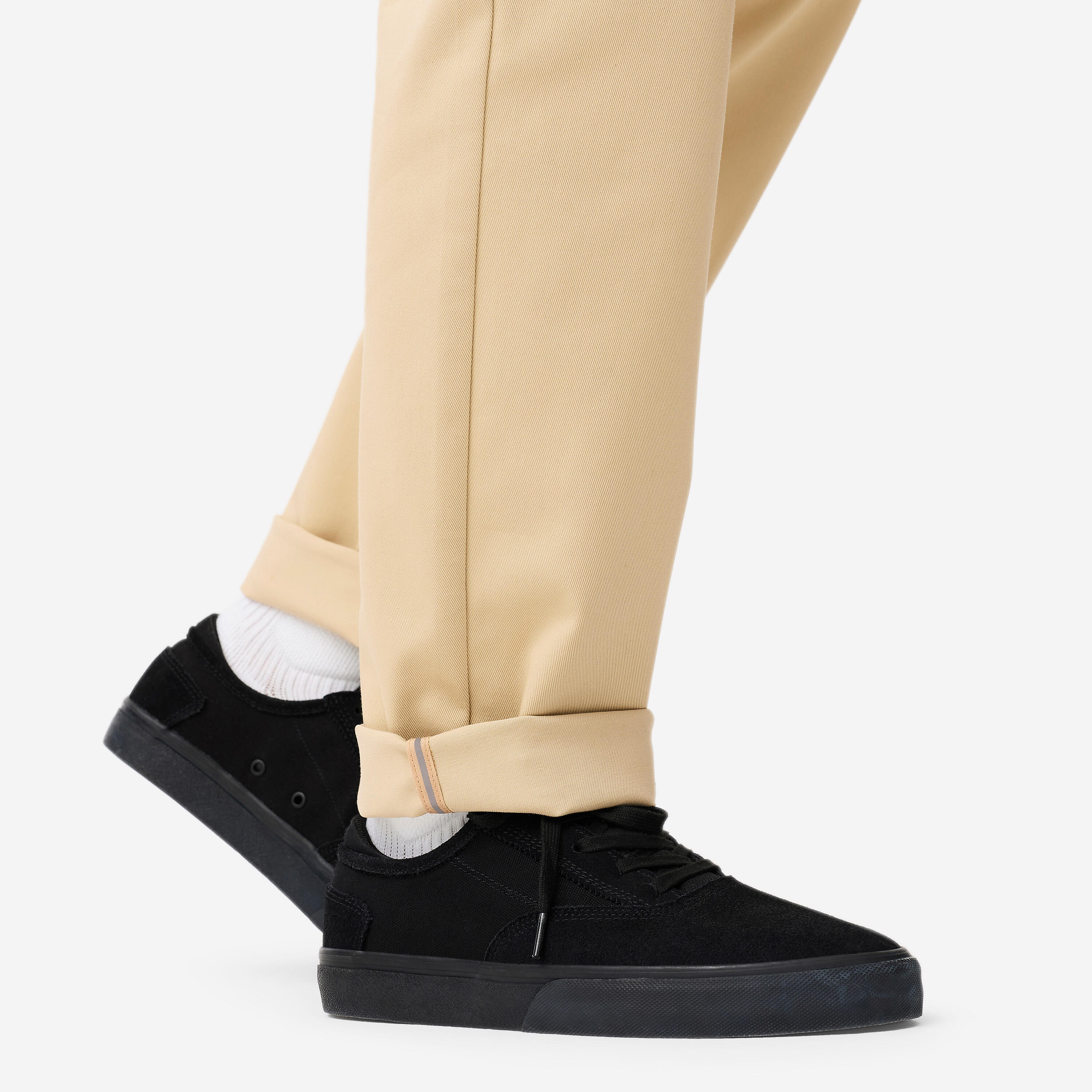 Pantalon de skate chino CN500 heavy beige 10/11