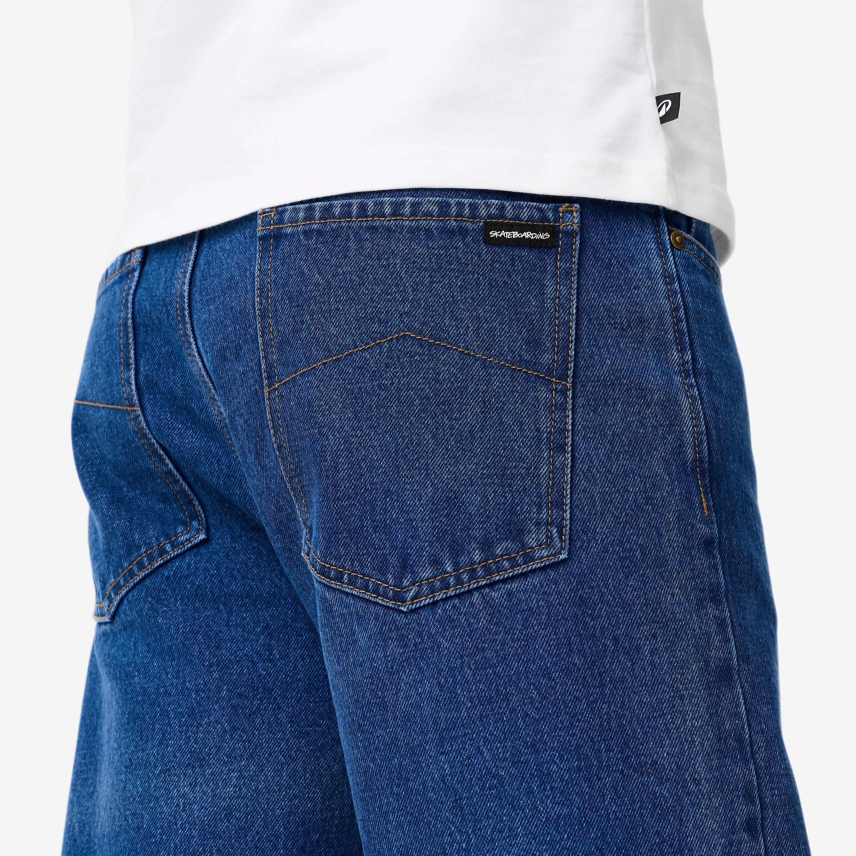 Vaqueros de Skateboard DN900 Índigo de Algodón Grueso. Relaxed Fit 14/32