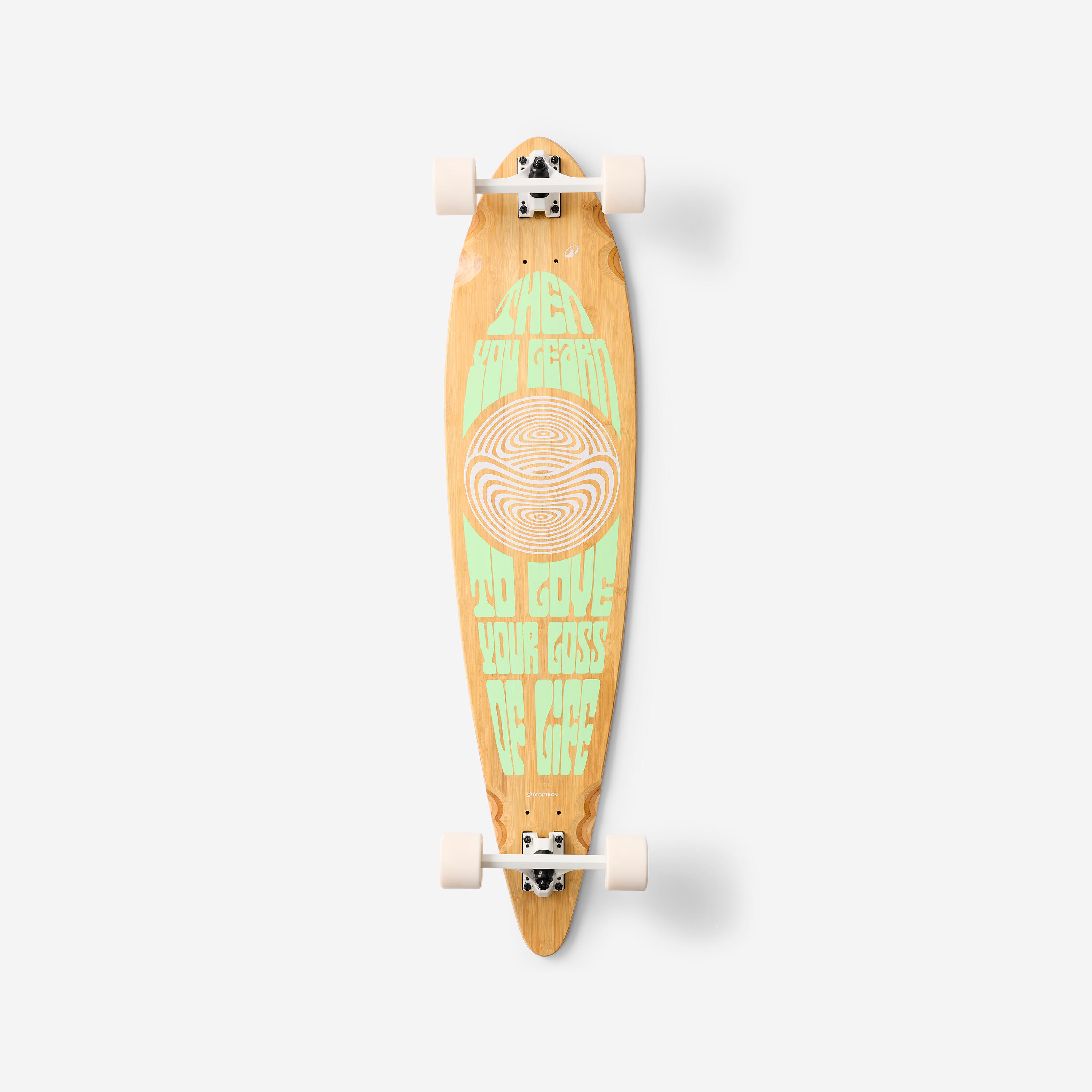Longboard Pintail - 500 Trippy Green 2/6