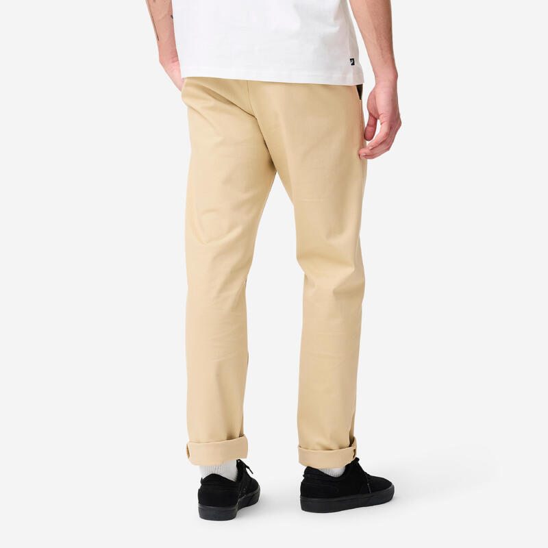 Pantalon Chino Skateboard CN500 heavy Bej