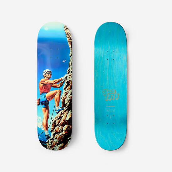 Seconde vie - PLANCHE DE SKATE ERABLE DK500 POPSICLE TAILLE 8.5". GRAPHISME "...