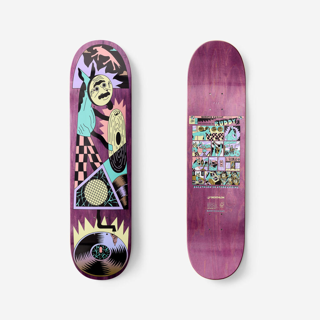 Daska za skejtbord DK500 Popsicle veličine 8'' Dizajn: Quentin Caillat 