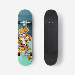 TABLA DE SKATE NIÑO 8 - 12 AÑOS CP100 MID PREDATOR TALLA 7,6"