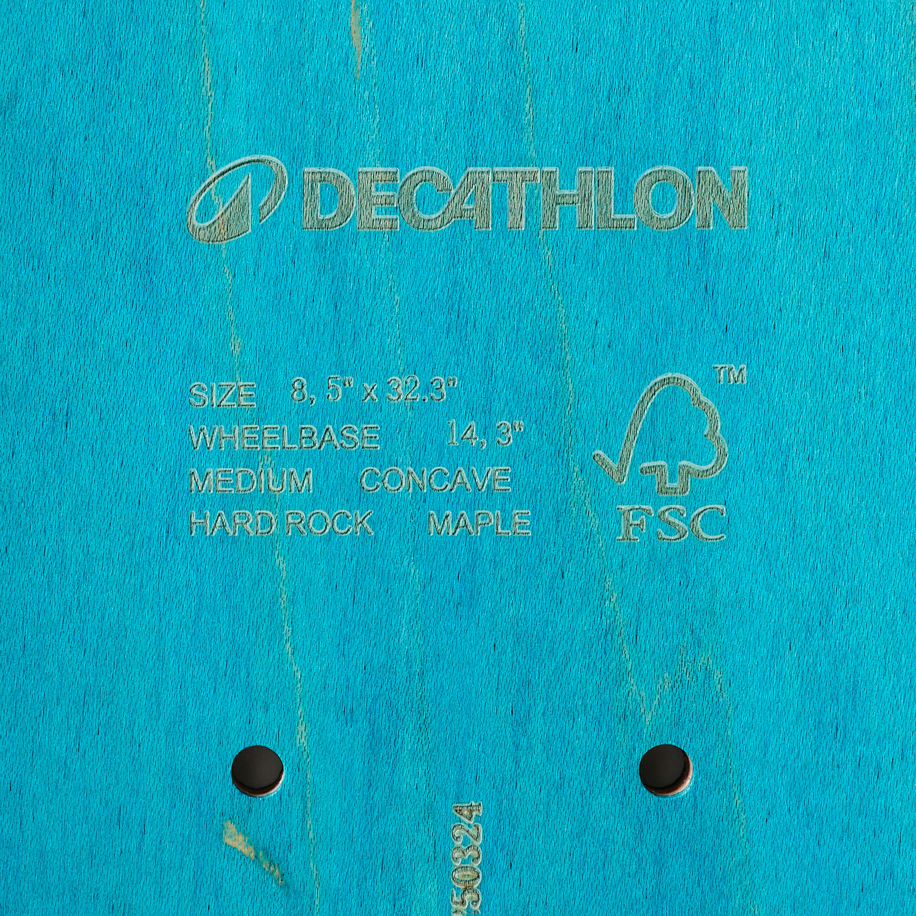PLANCHE DE SKATE ERABLE DK500 POPSICLE TAILLE 8.5". GRAPHISME "SINCE 1976" 5/5