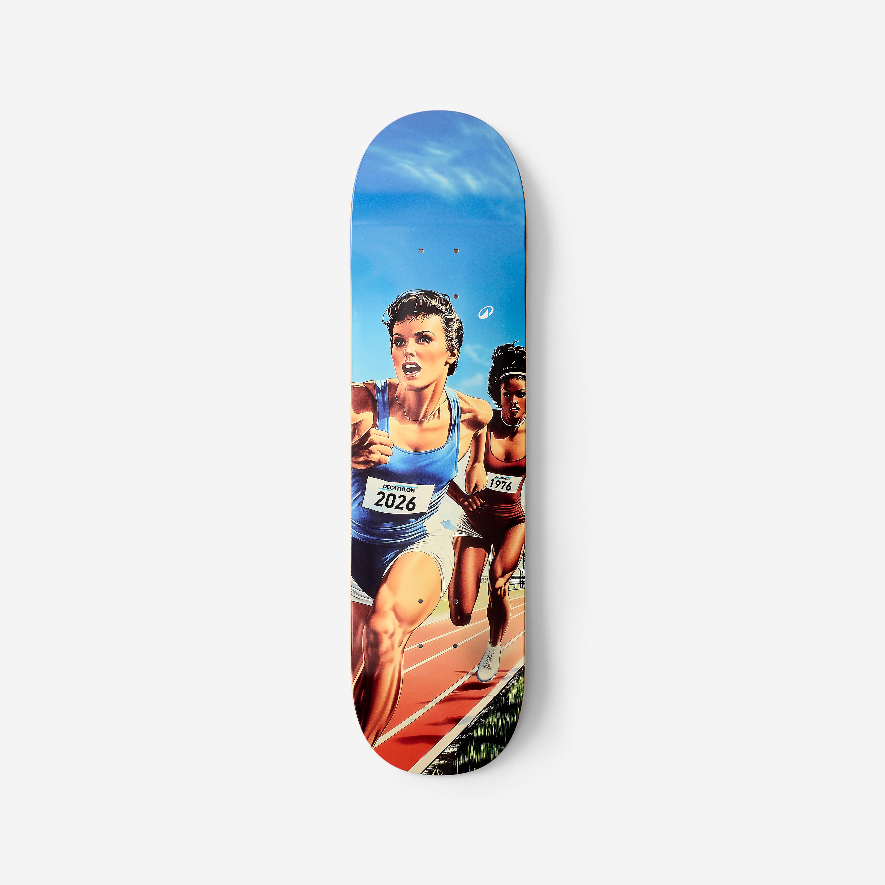 PLANCHE DE SKATE ERABLE DK500 POPSICLE TAILLE 8.25". GRAPHISME "SINCE 1976" 2/5