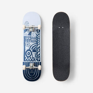 Full Skateboard CP500 for Skaters Aged 12 Years Plus Size 8.25'' - Tribe Blue