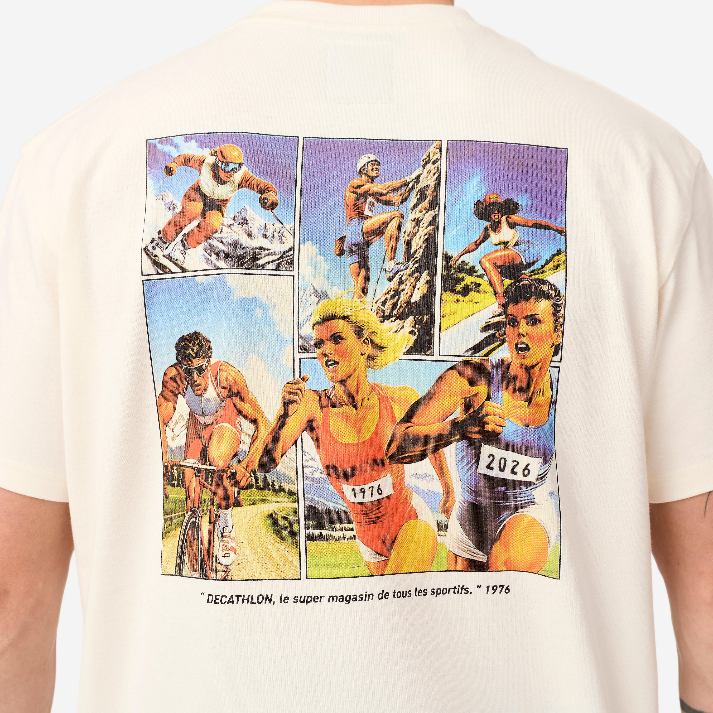 Maglia 500 SINCE 1976 bianca 8/9