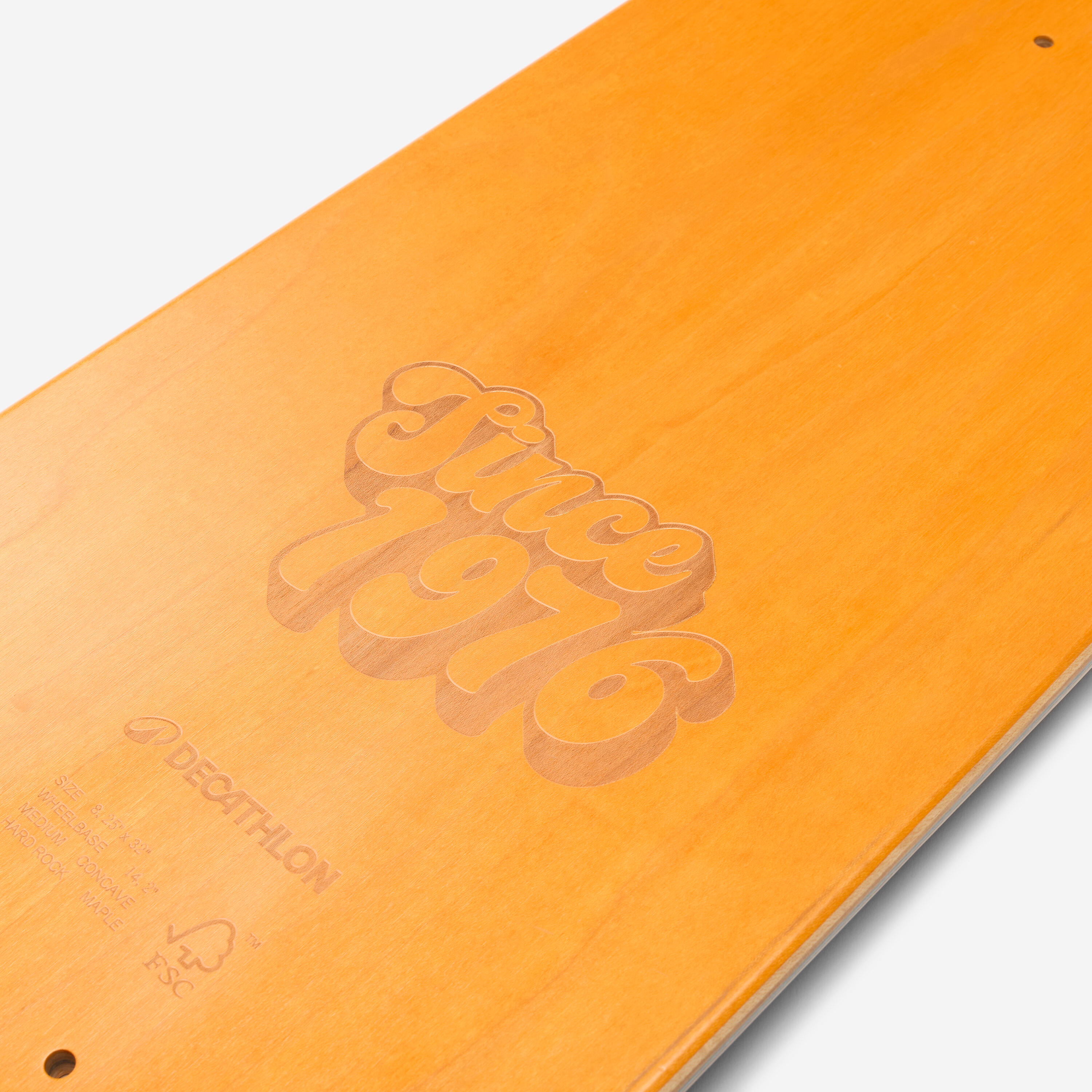PLANCHE DE SKATE ERABLE DK500 POPSICLE TAILLE 8.25". GRAPHISME "SINCE 1976" 4/5
