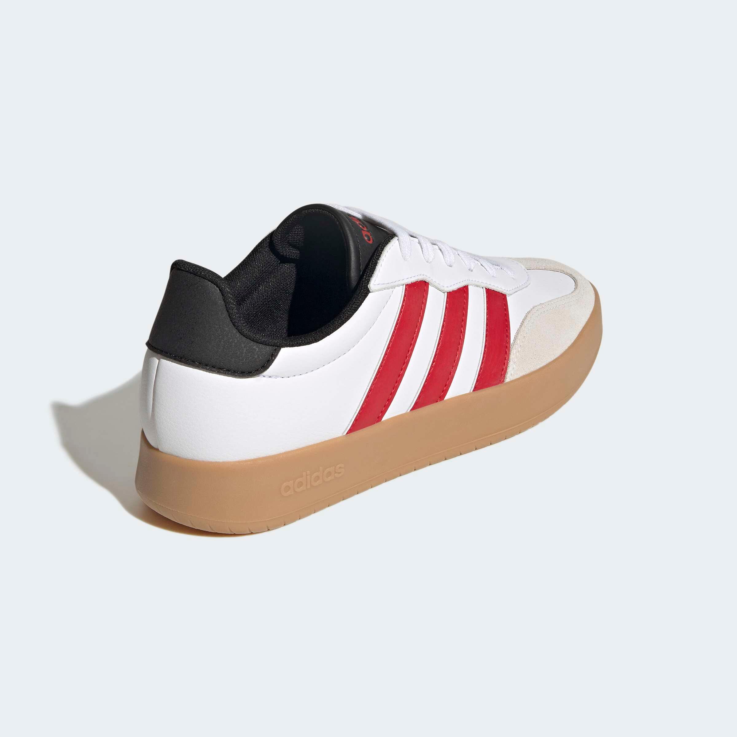 Baskets Adidas Barreda homme, Blanc Rouge 7/7