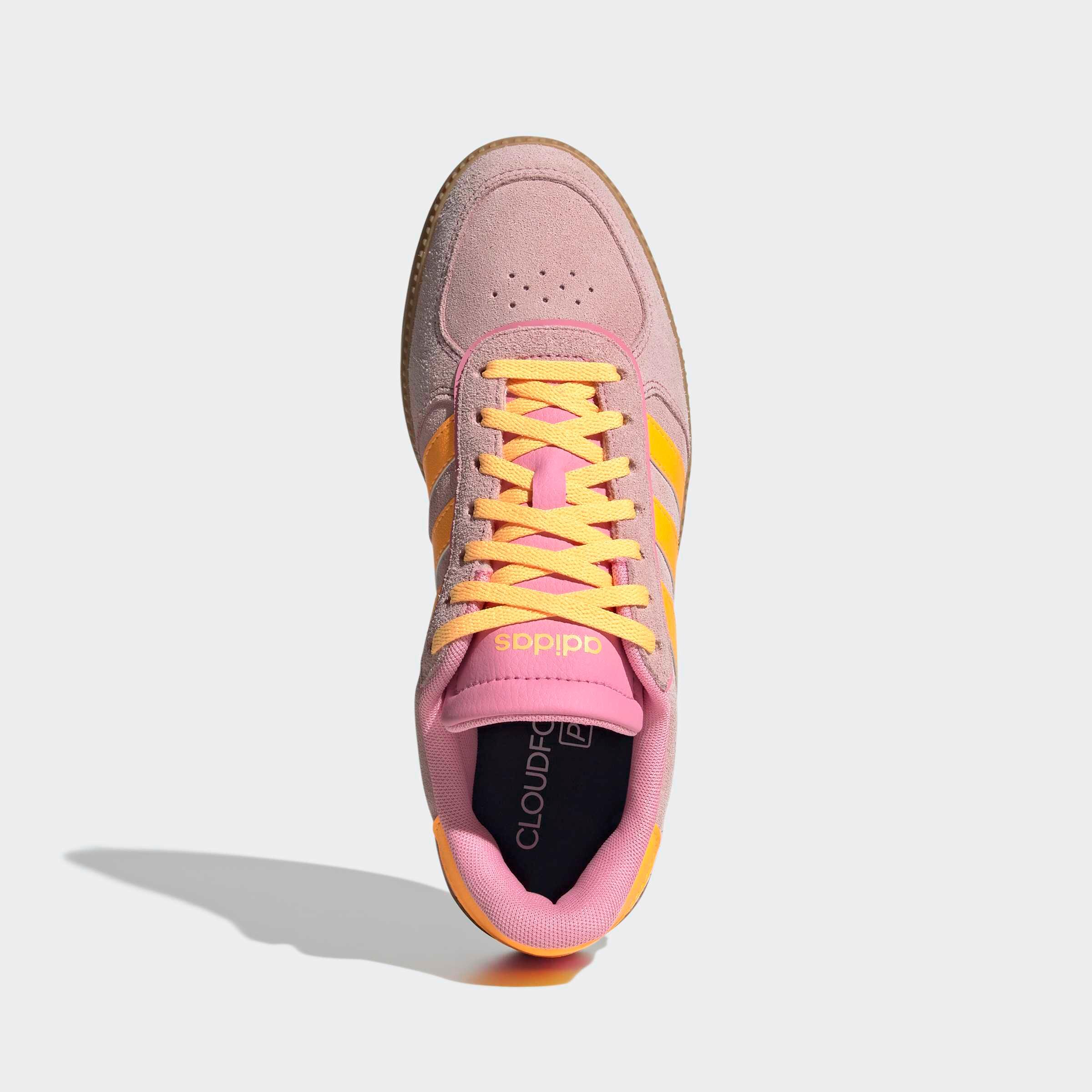 Sneakers camminata donna ADIDAS BREAKNET SLEEK rosa-arancione 4/4