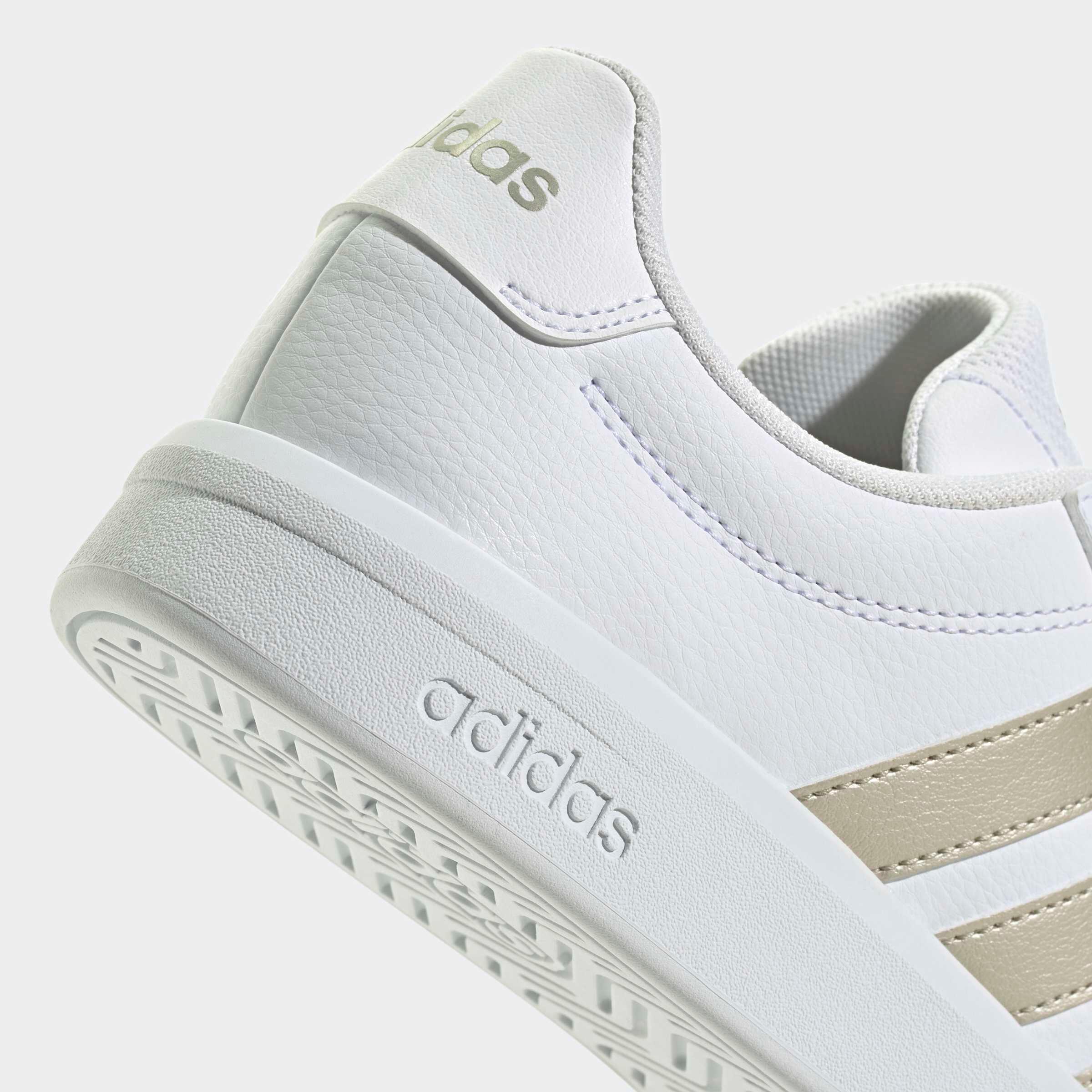 Turnschuhe Adidas Grand Court Base 3.0 für Damen, weiss 6/6
