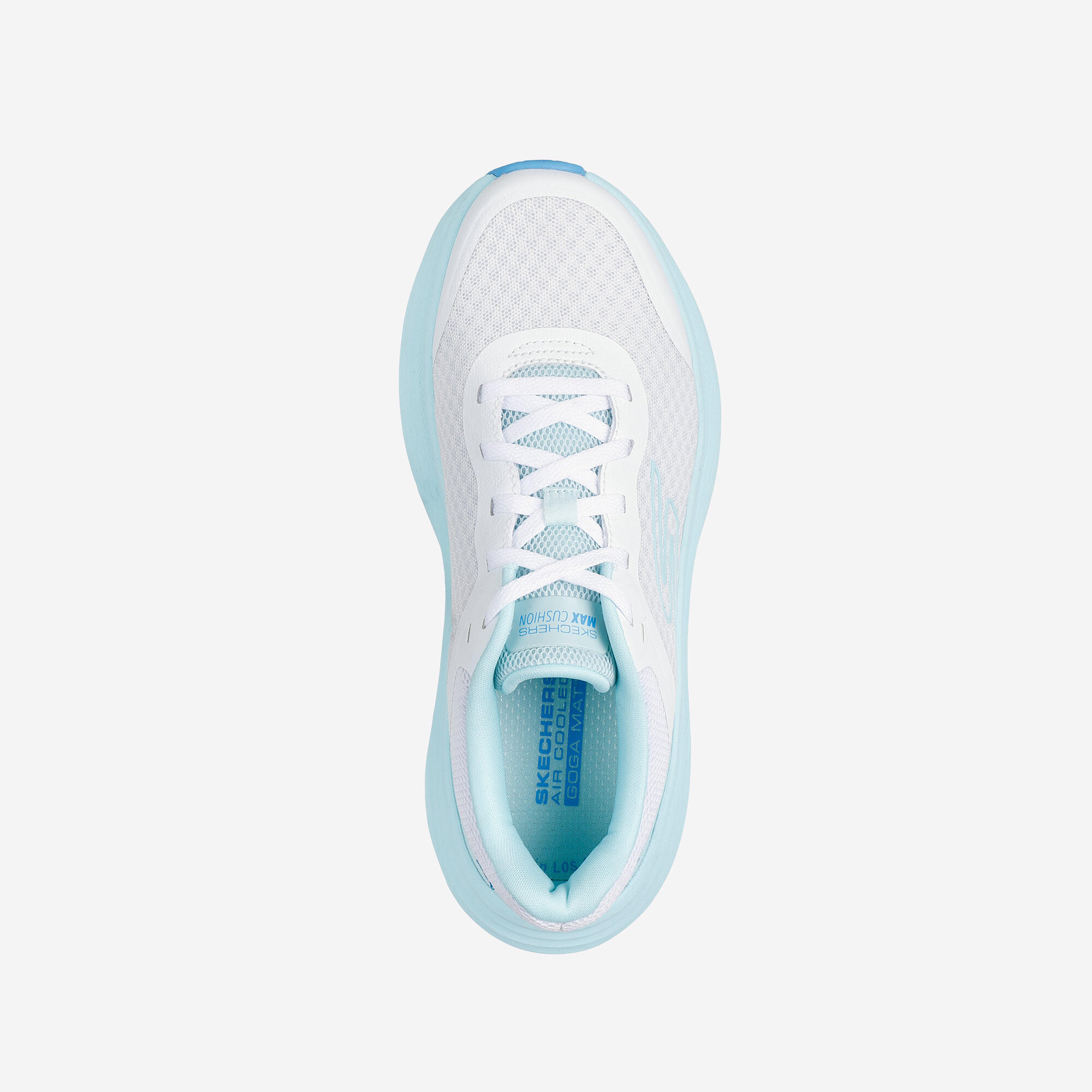 Basket femme, Skechers Max cushioning, bleu 2/5