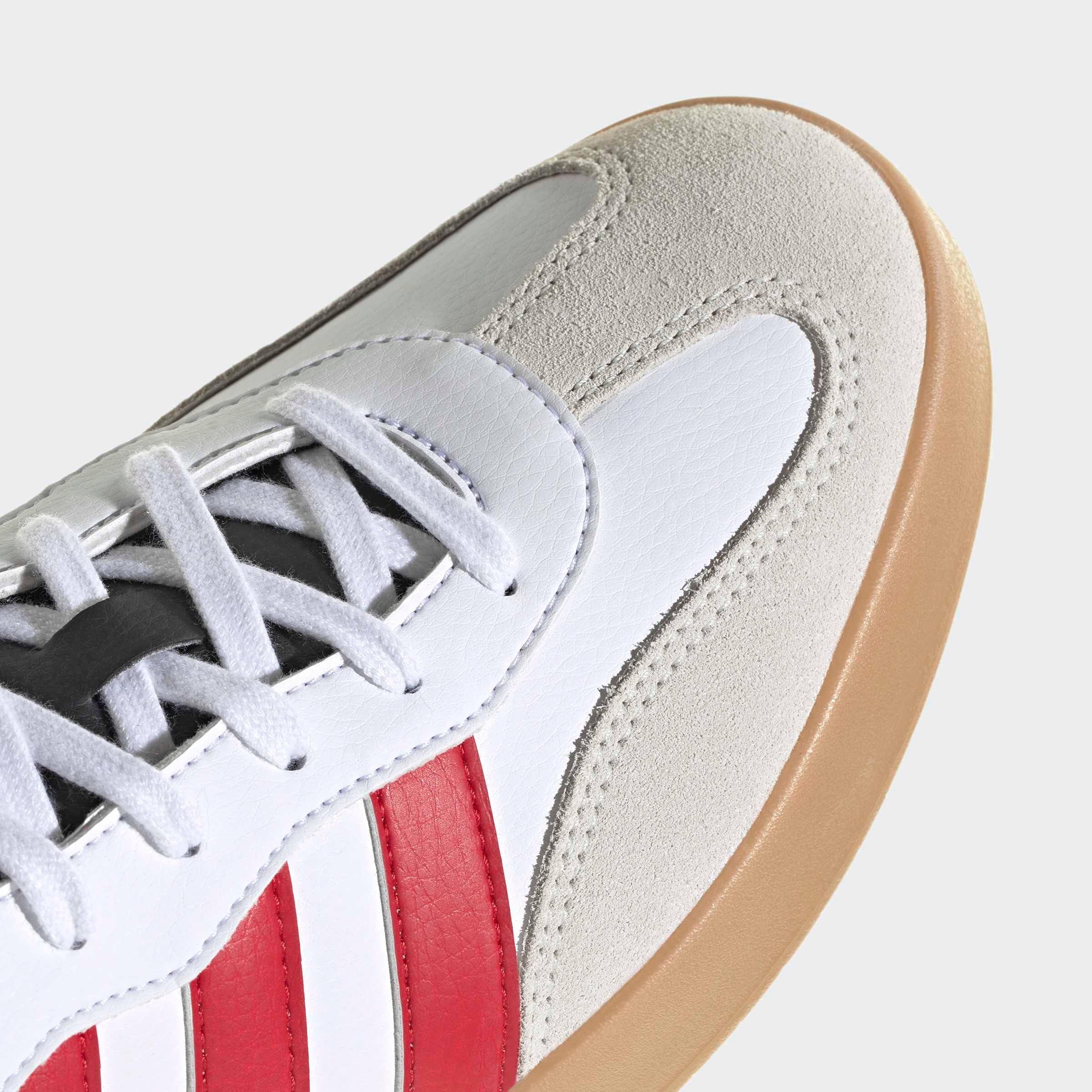 Baskets Adidas Barreda homme, Blanc Rouge 4/7