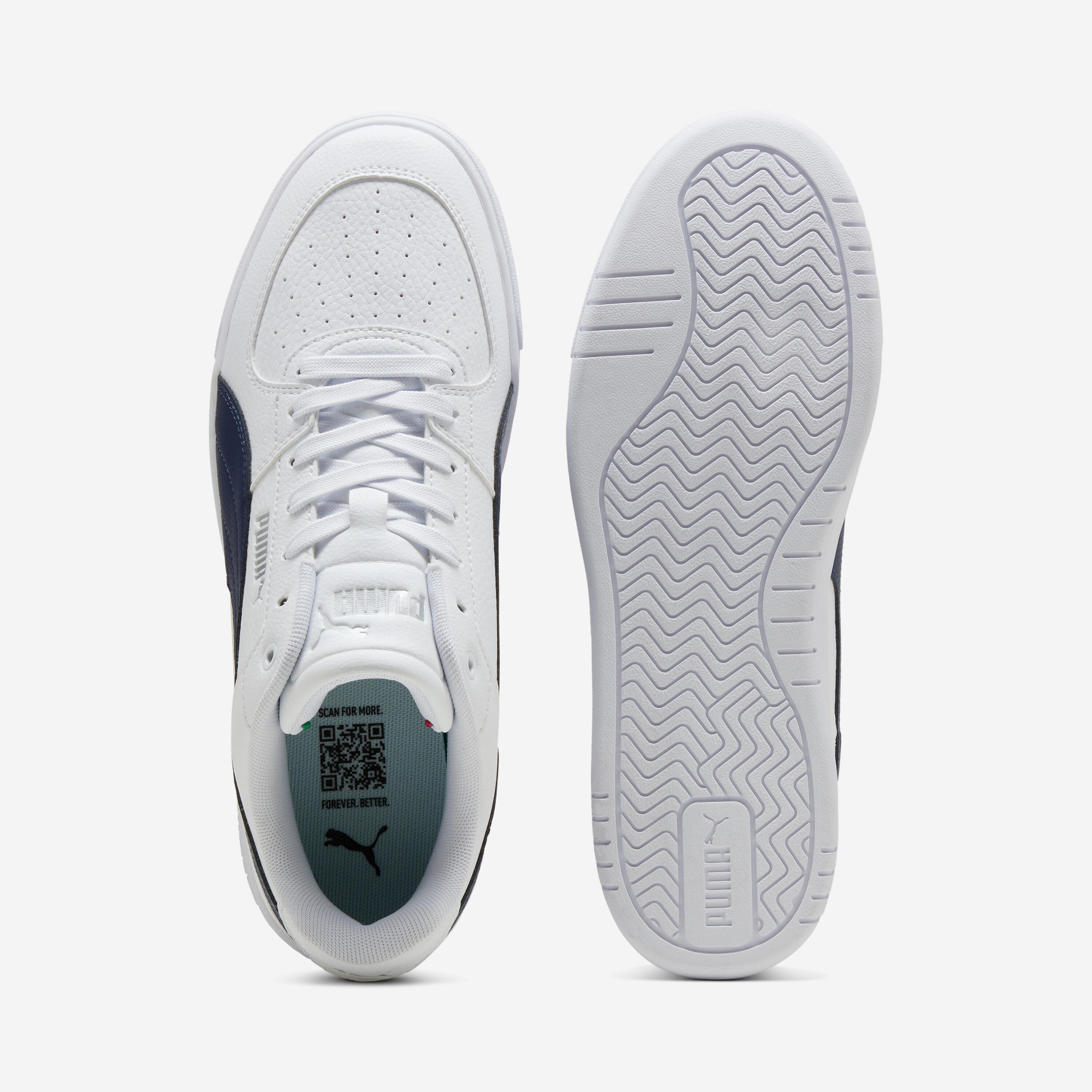 Baskets Homme, Puma Caven, blanc bleu 2/4