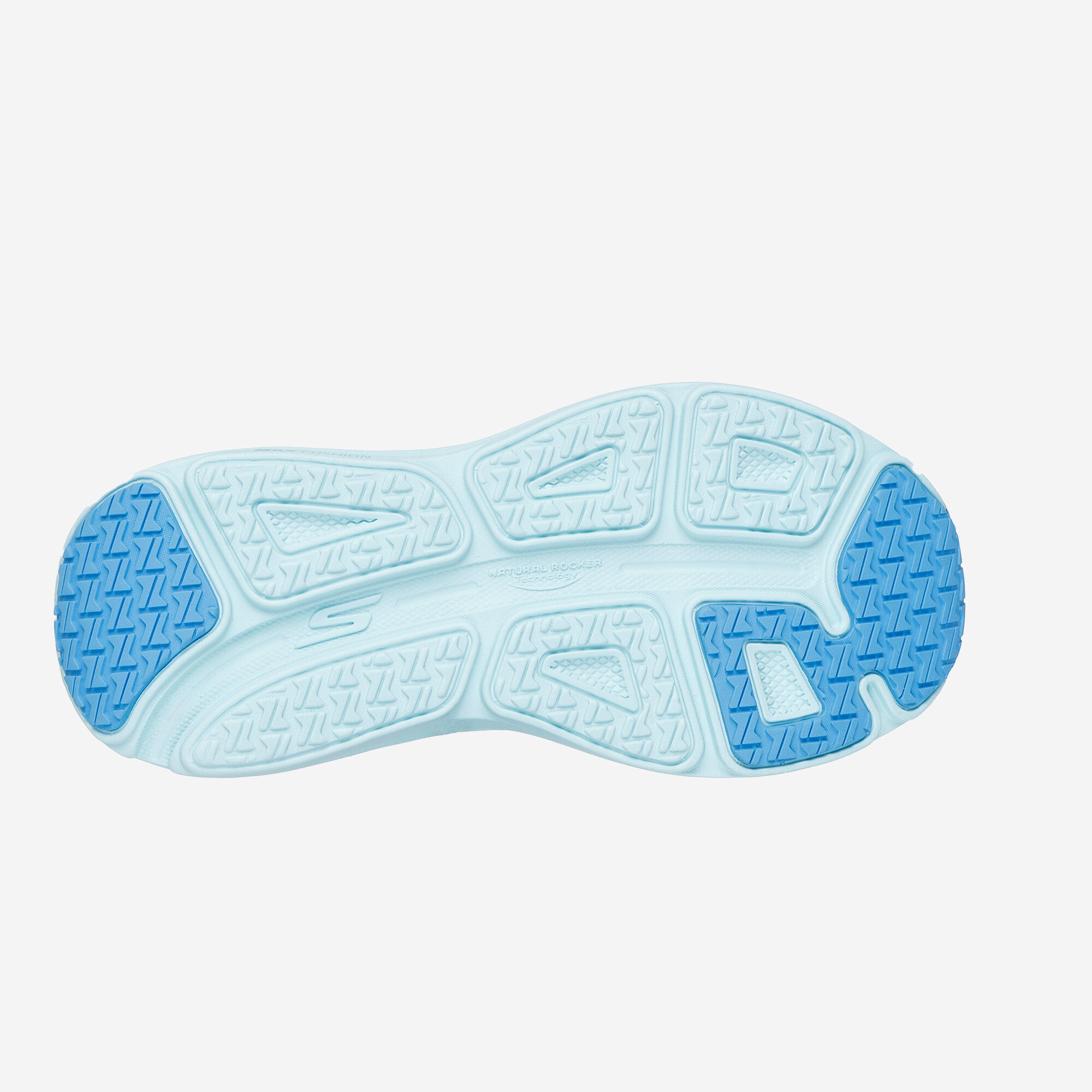 Basket femme, Skechers Max cushioning, bleu 5/5