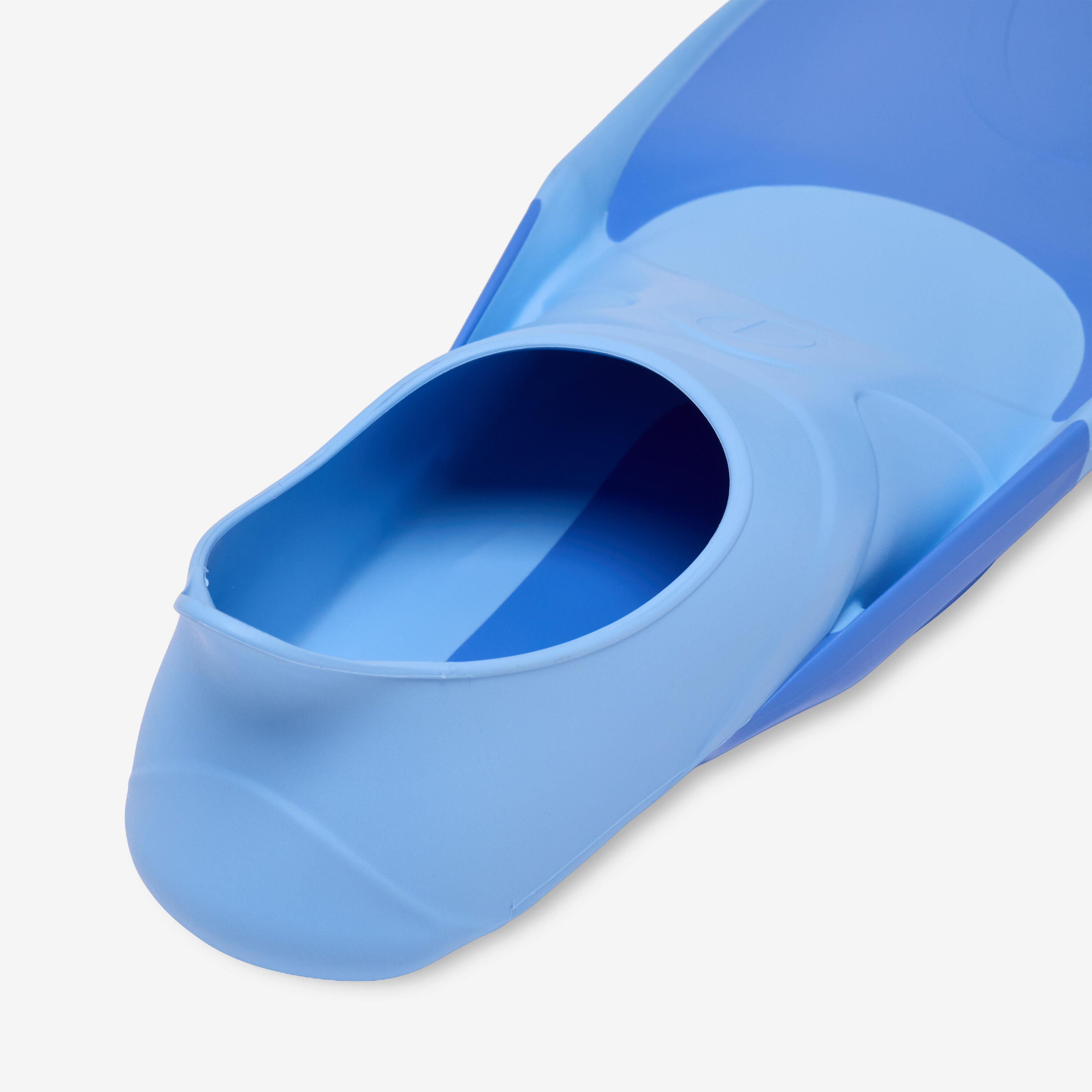 Palmes plongée Enfant, FF 100 courtes Bleues 6/9